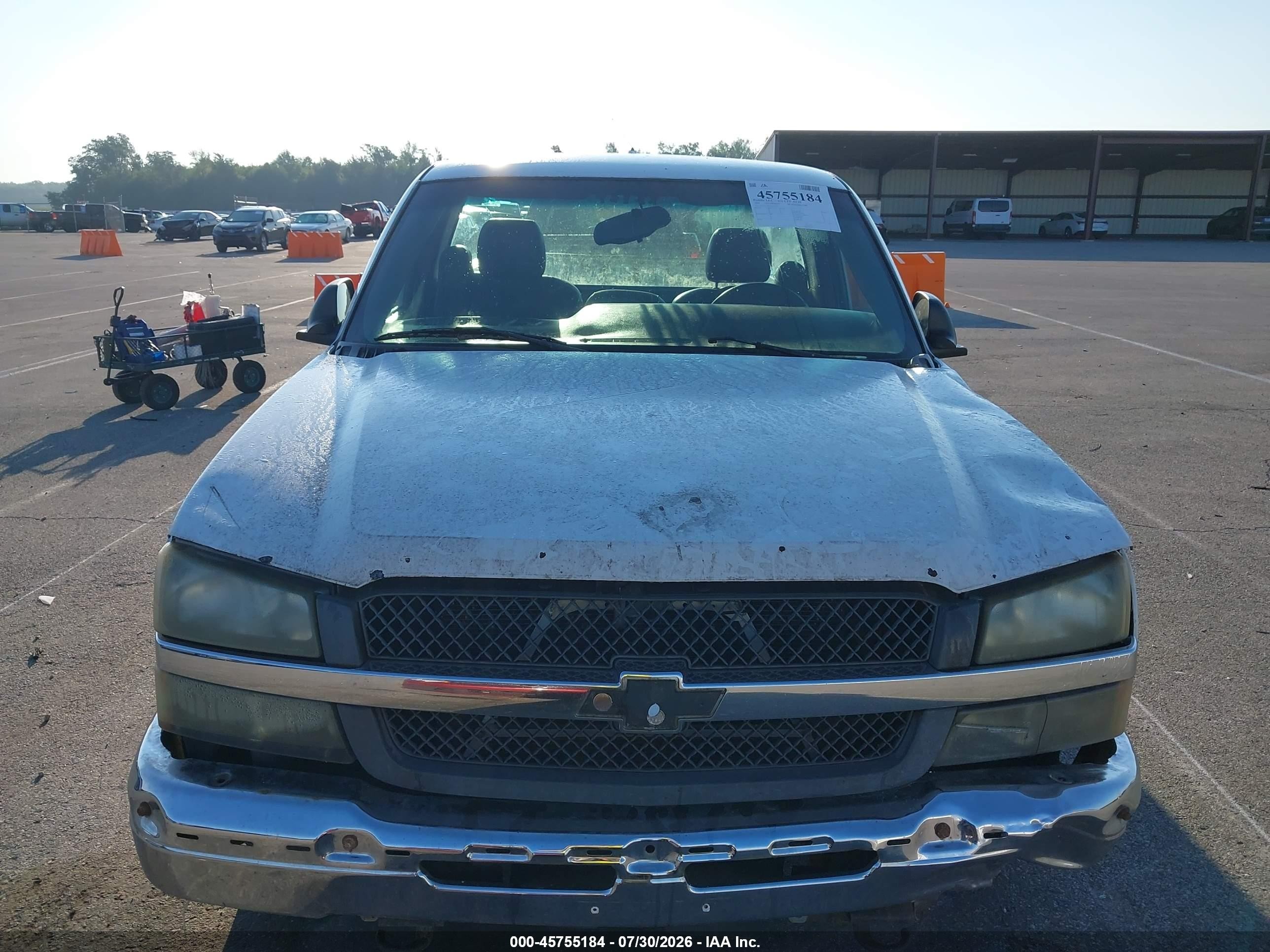 2004 Chevrolet Silverado 1500 Work Truck White vin: 1GCEC14X64Z276730