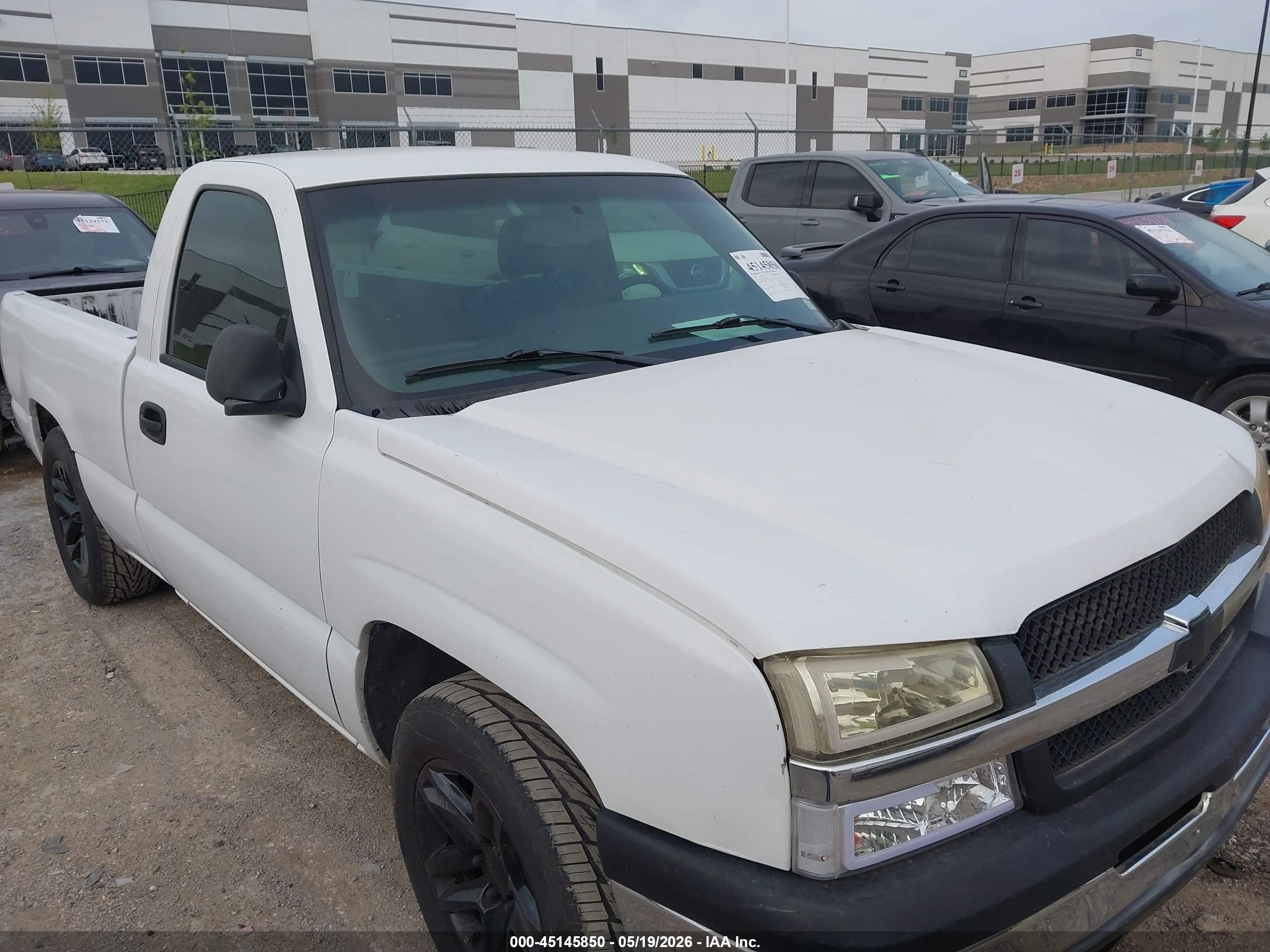 2005 Chevrolet Silverado 1500 Work Truck Белый vin: 1GCEC14X65Z102853