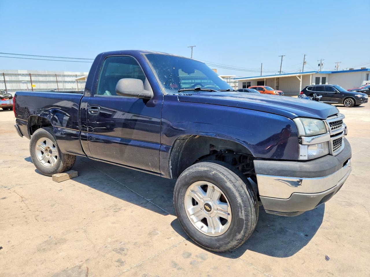 2005 Chevrolet Silverado C1500 Blue vin: 1GCEC14X65Z119779