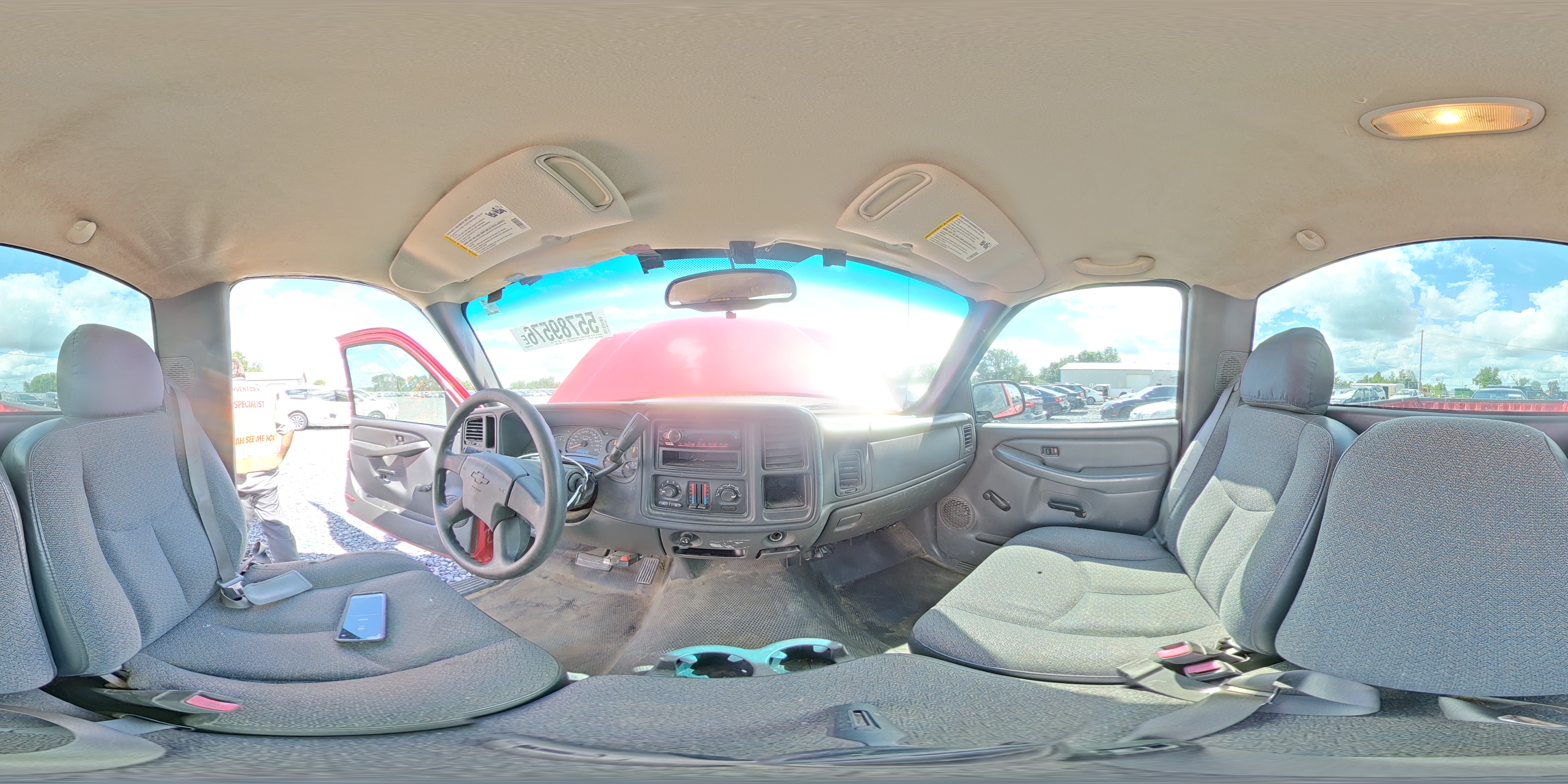 2005 Chevrolet Silverado C1500 Red vin: 1GCEC14X65Z199925