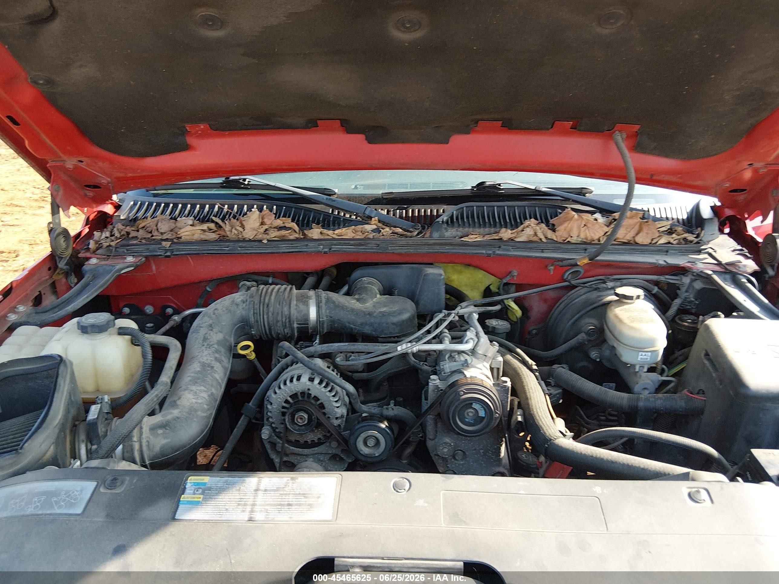 2005 Chevrolet Silverado 1500 Work Truck Red vin: 1GCEC14X65Z261405