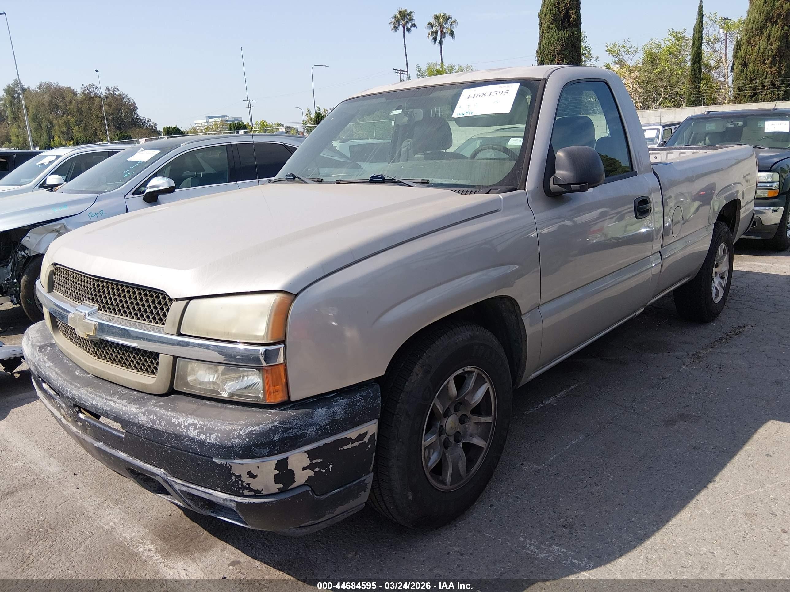 2005 Chevrolet Silverado 1500 Work Truck Beige vin: 1GCEC14X65Z290502
