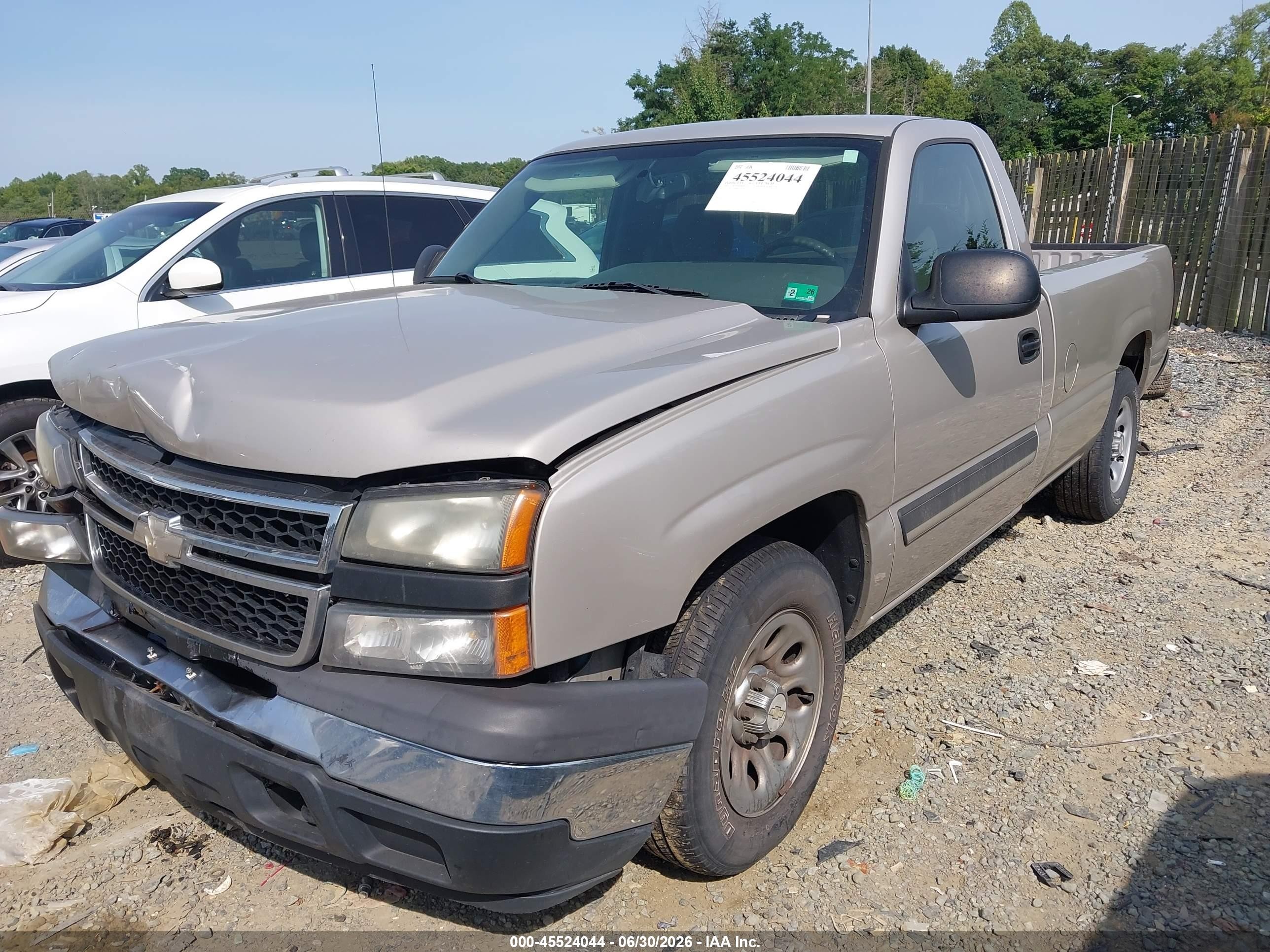 2006 Chevrolet Silverado 1500 Ls Бежевый vin: 1GCEC14X66Z136678