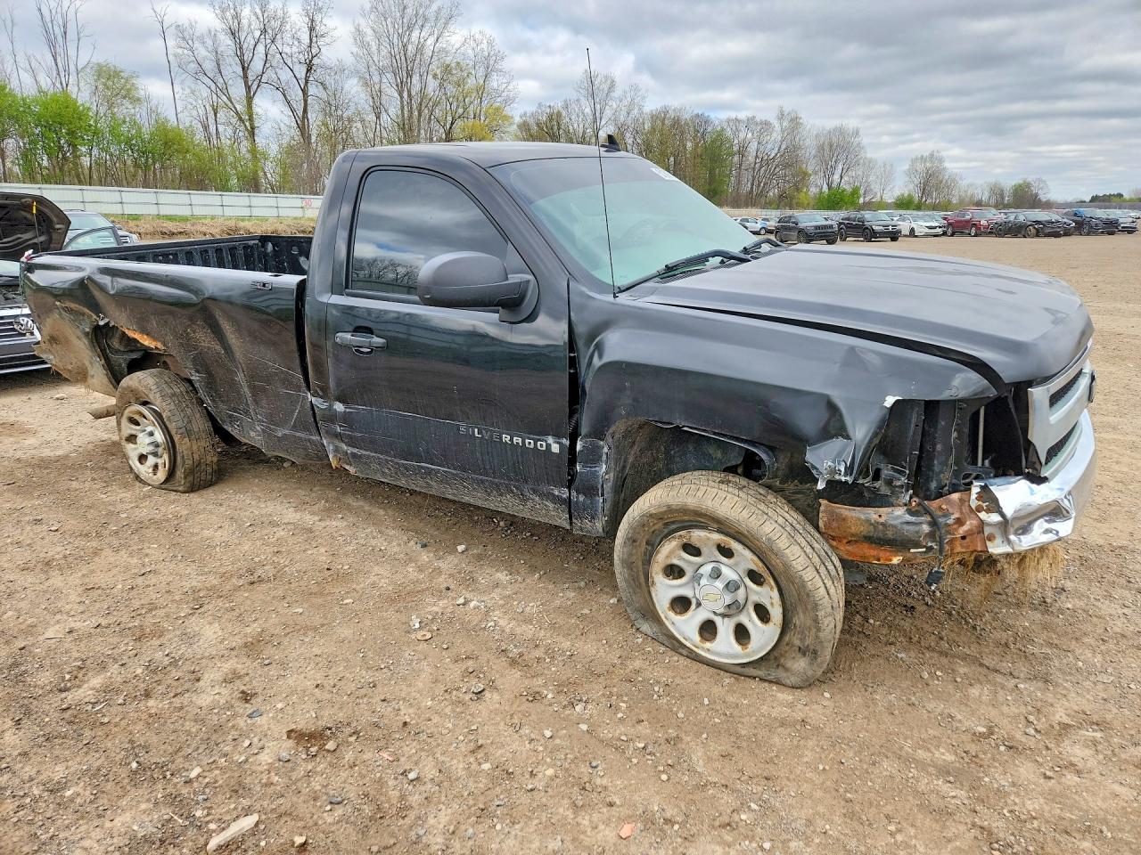 2007 Chevrolet Silverado C1500 Classic Черный vin: 1GCEC14X67Z620111