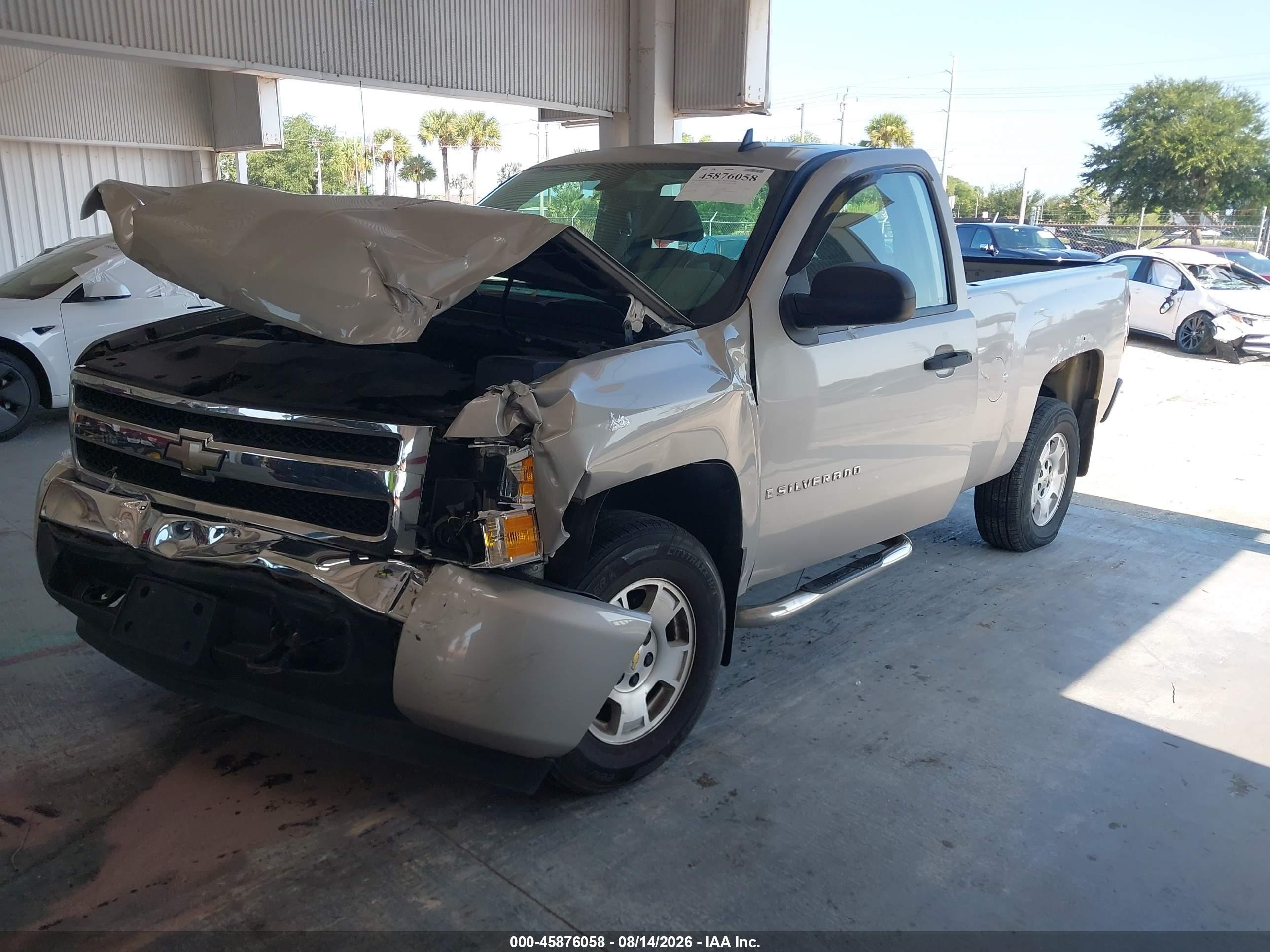 2008 Chevrolet Silverado 1500 Work Truck Tan vin: 1GCEC14X68Z315046