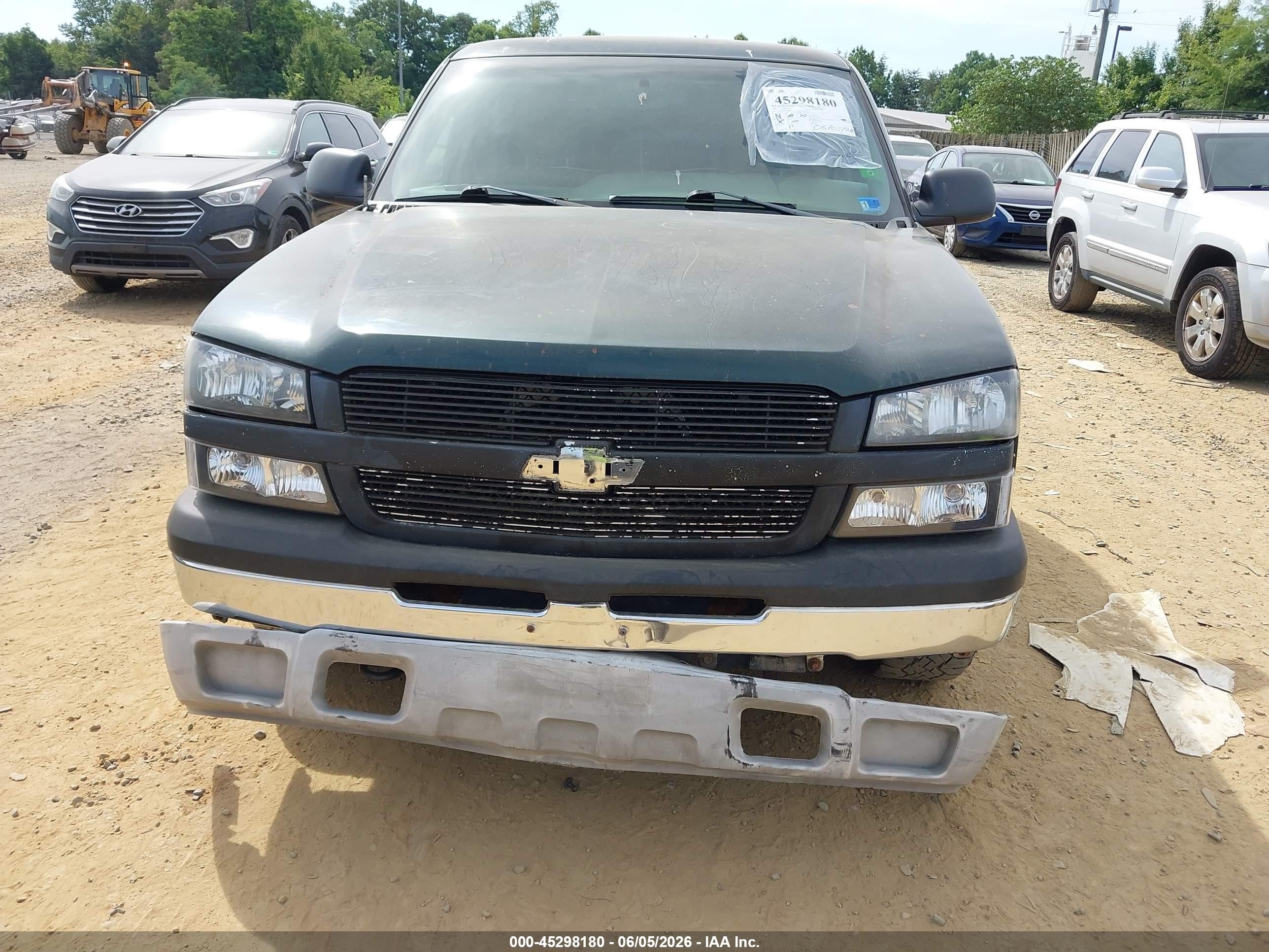 2003 Chevrolet Silverado 1500   Green vin: 1GCEC14X73Z356598