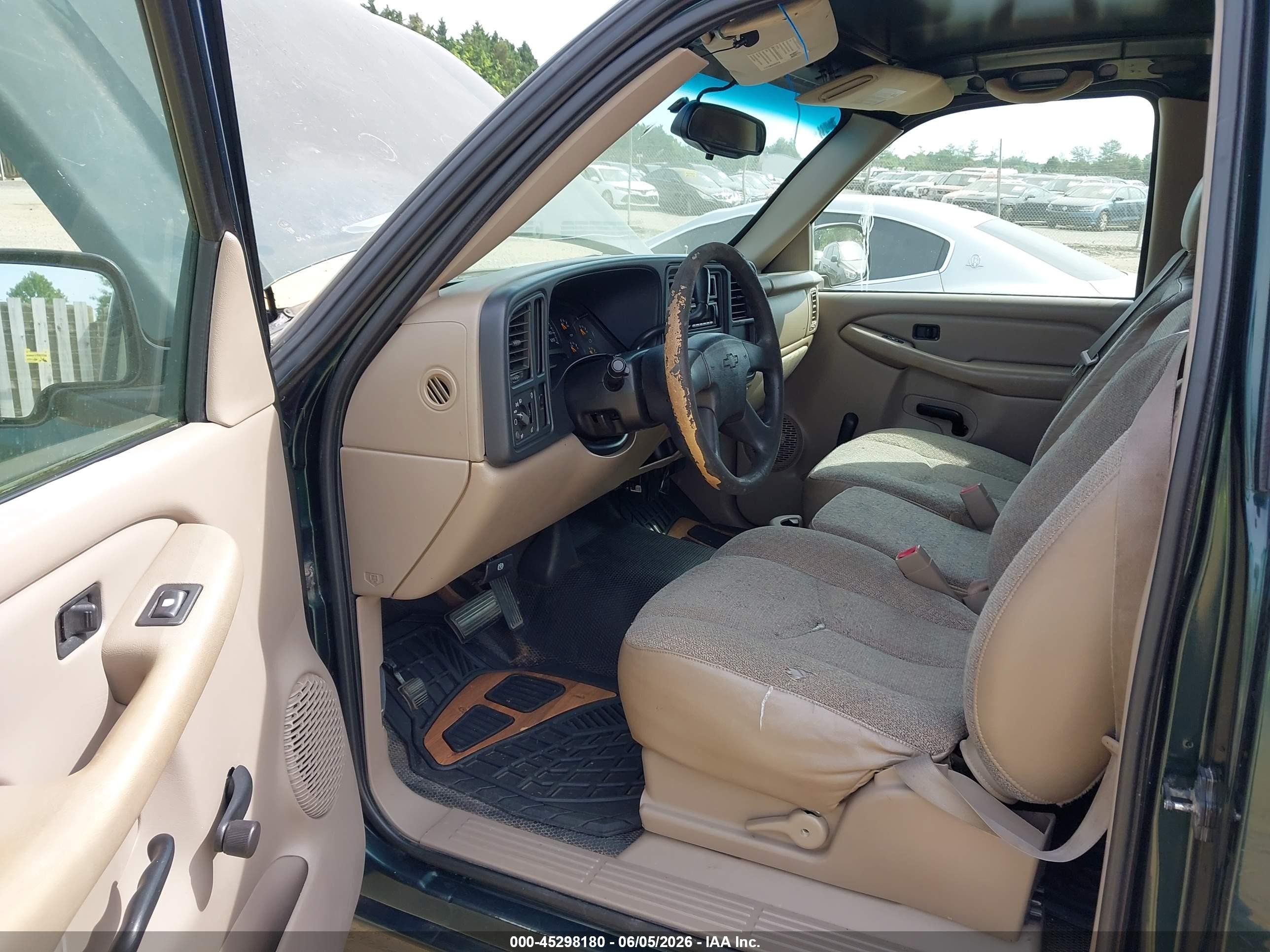 2003 Chevrolet Silverado 1500   Green vin: 1GCEC14X73Z356598
