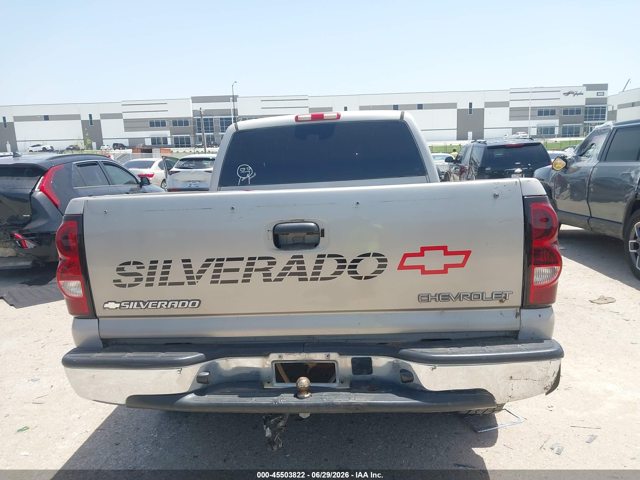 2005 Chevrolet Silverado 1500 Work Truck Gray vin: 1GCEC14X75Z182843