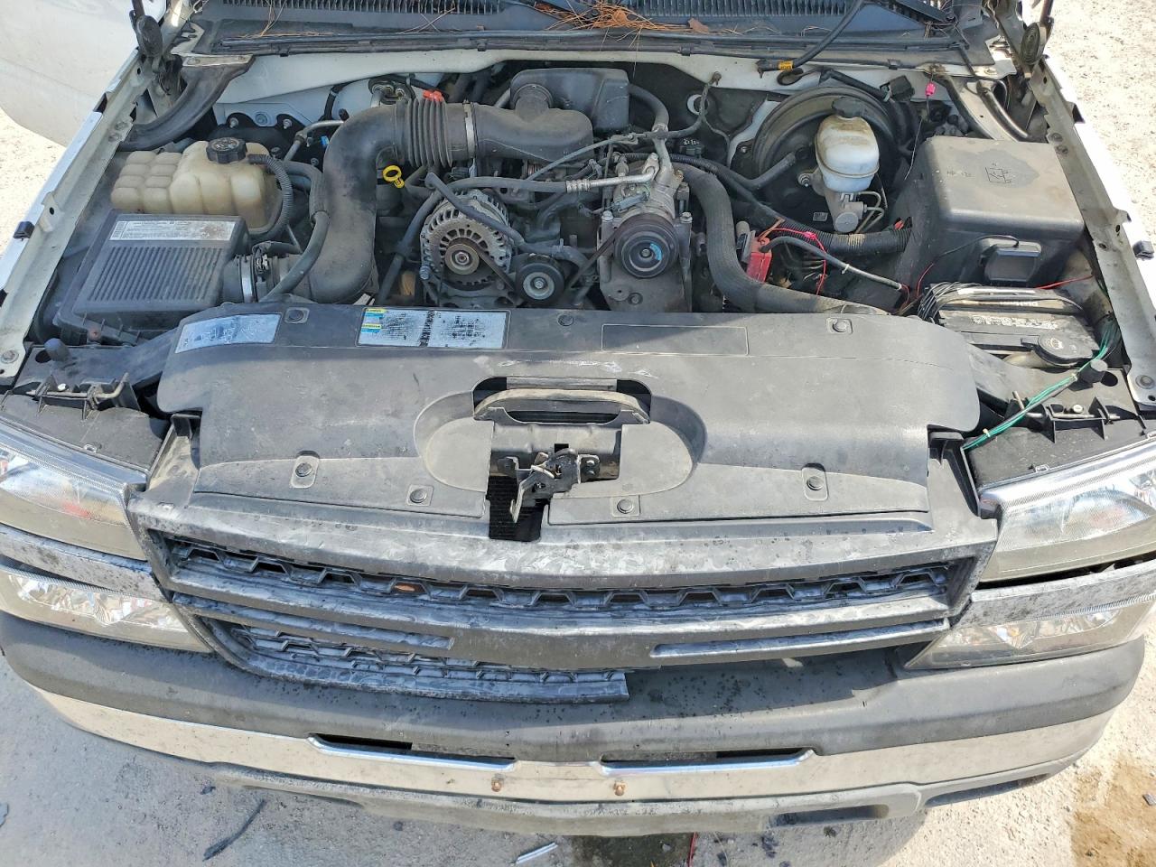 2005 Chevrolet Silverado C1500 White vin: 1GCEC14X75Z278441