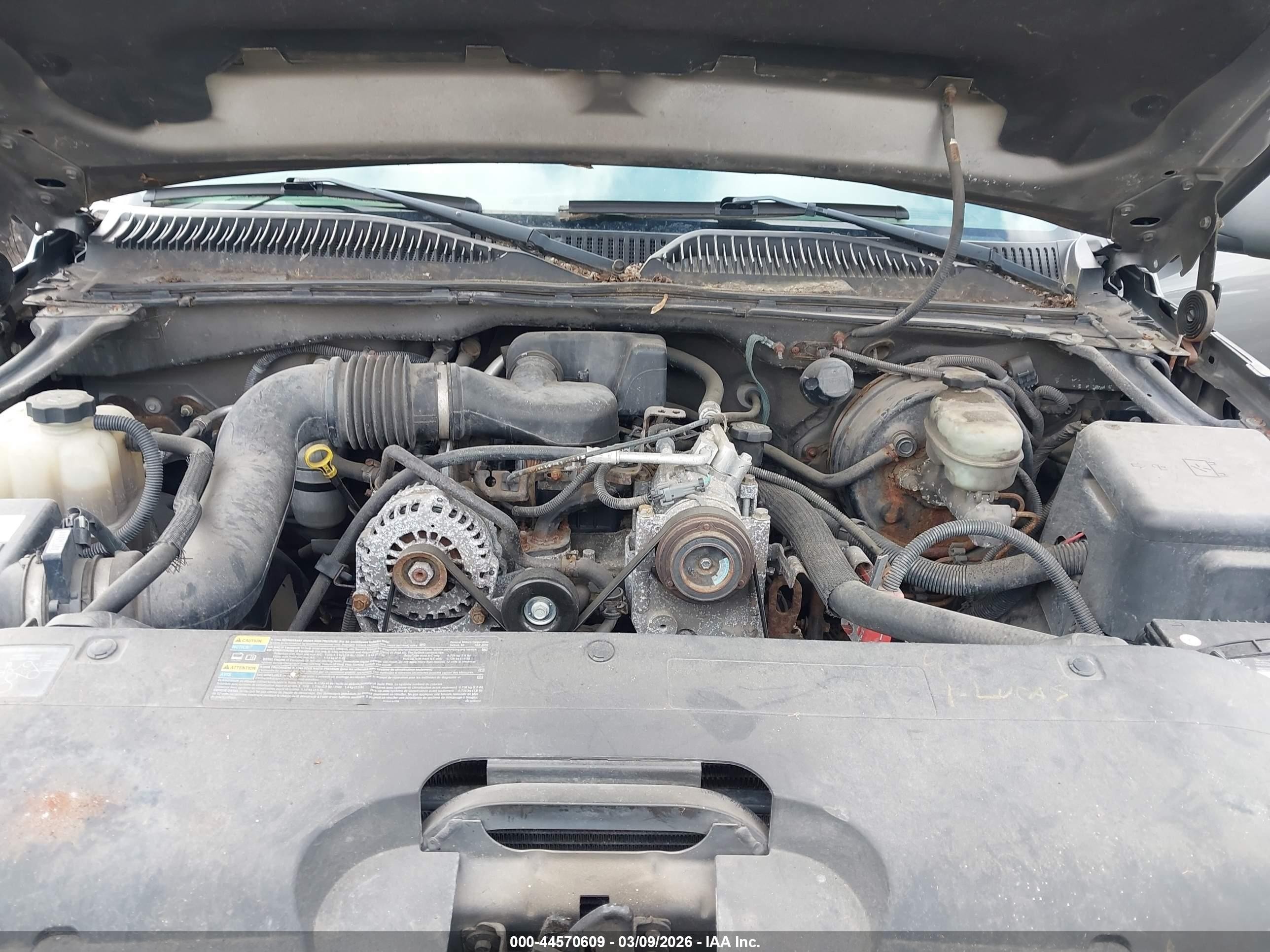 2006 Chevrolet Silverado 1500 Work Truck Gray vin: 1GCEC14X76Z102040