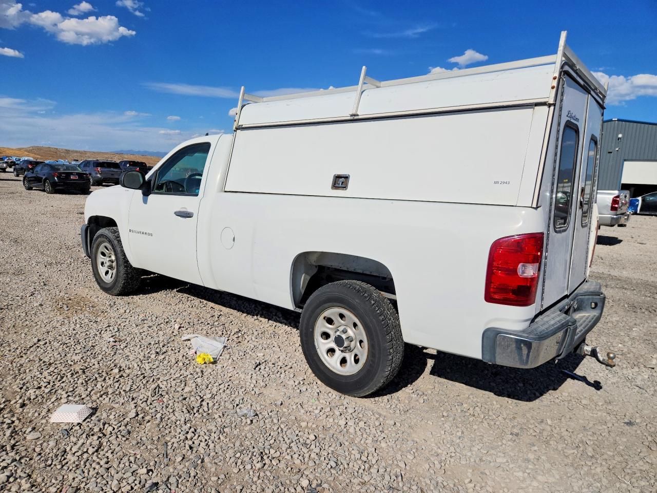 2008 Chevrolet Silverado C1500 White vin: 1GCEC14X78Z112943