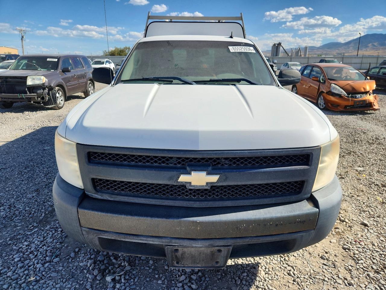 2008 Chevrolet Silverado C1500 White vin: 1GCEC14X78Z112943