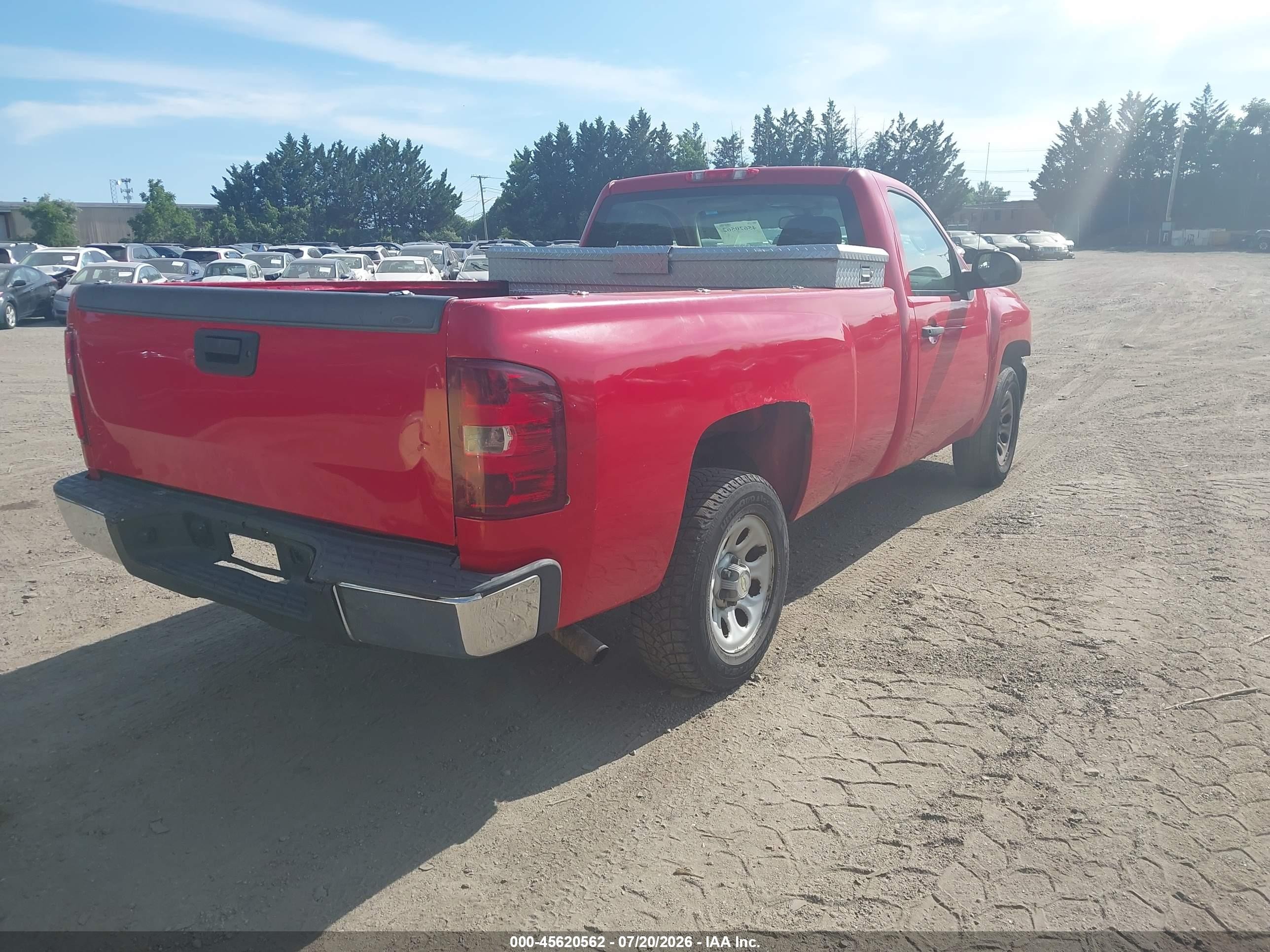2008 Chevrolet Silverado 1500 Work Truck Red vin: 1GCEC14X78Z141536