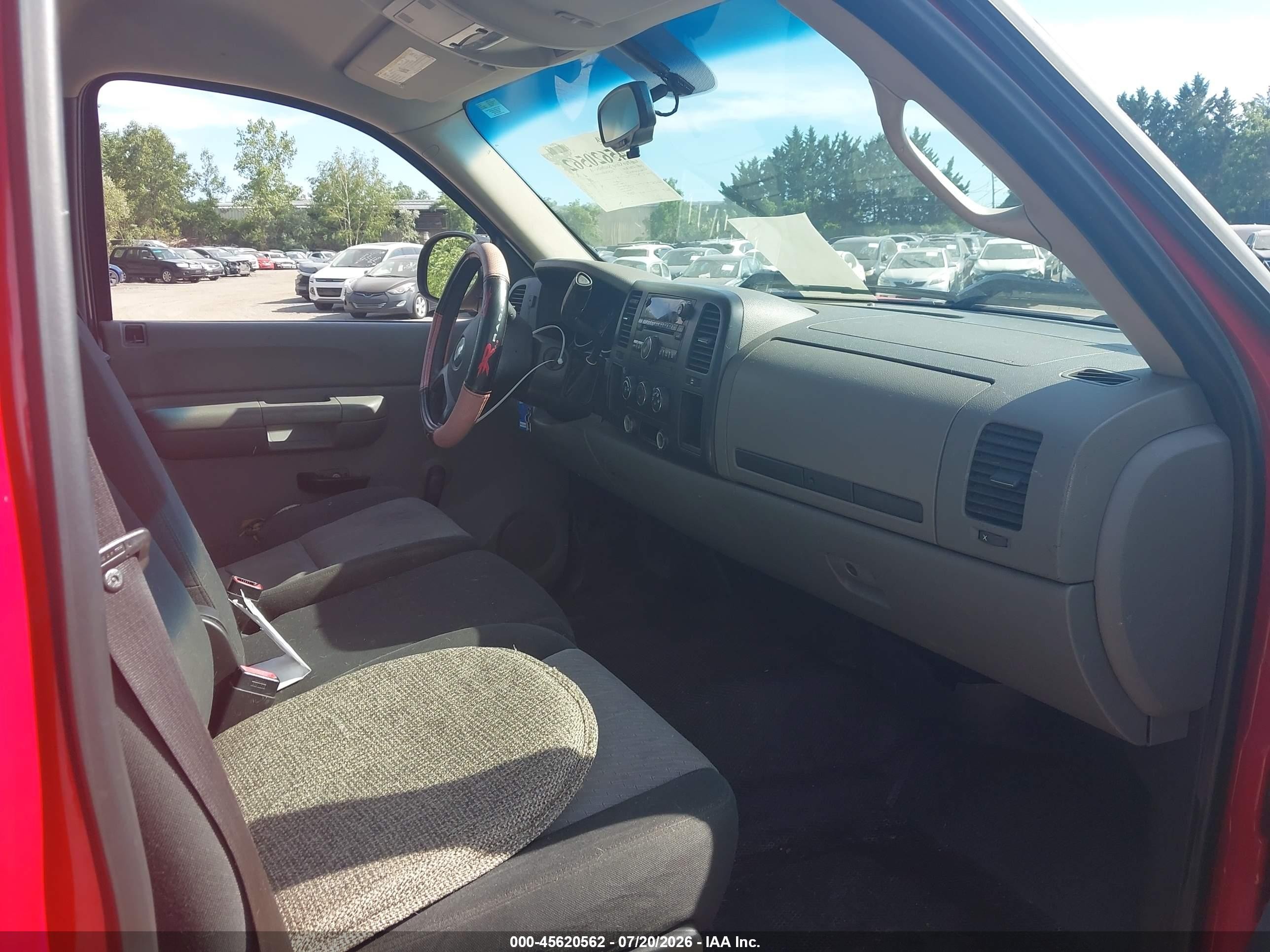 2008 Chevrolet Silverado 1500 Work Truck Red vin: 1GCEC14X78Z141536