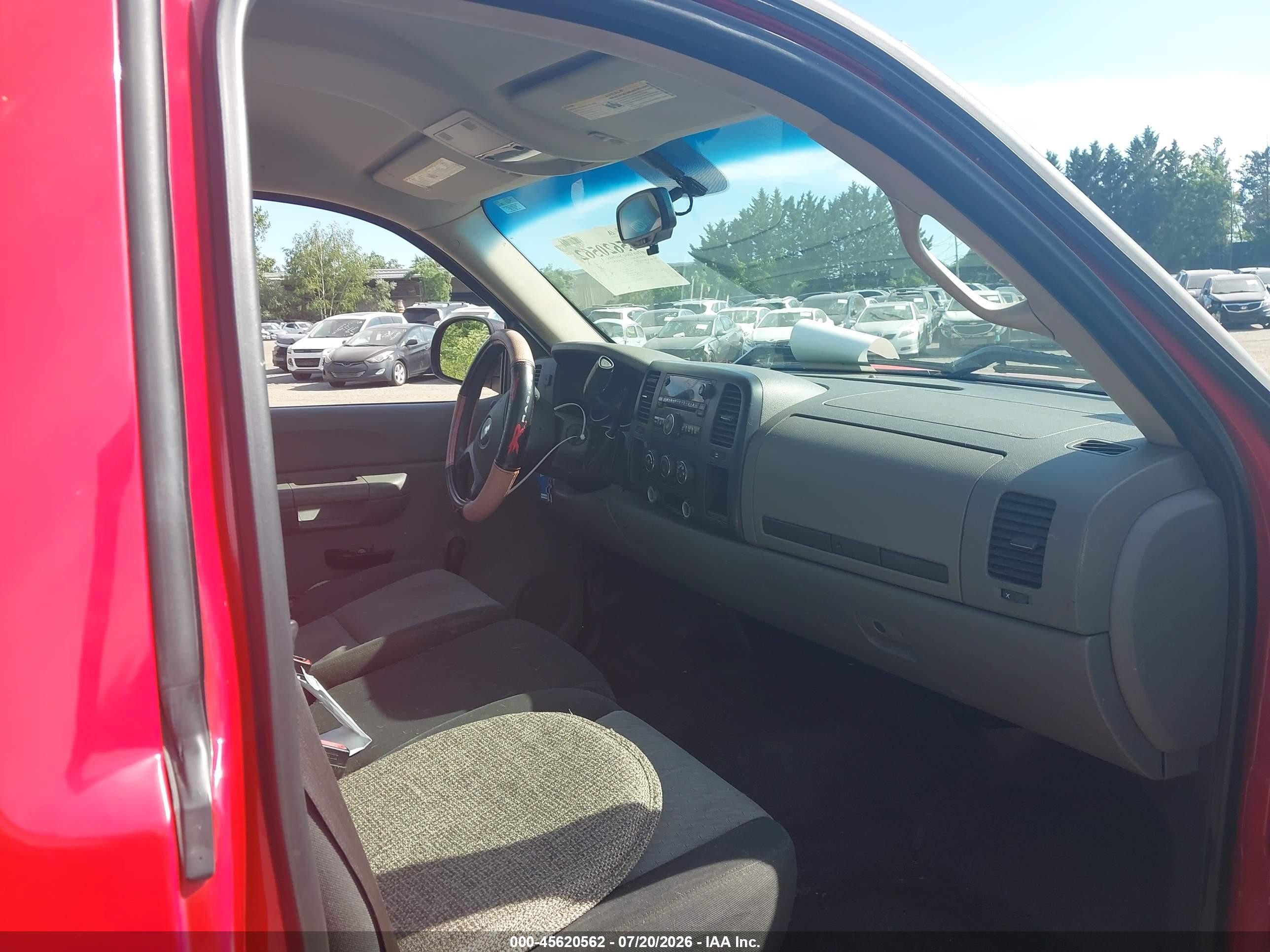 2008 Chevrolet Silverado 1500 Work Truck Red vin: 1GCEC14X78Z141536