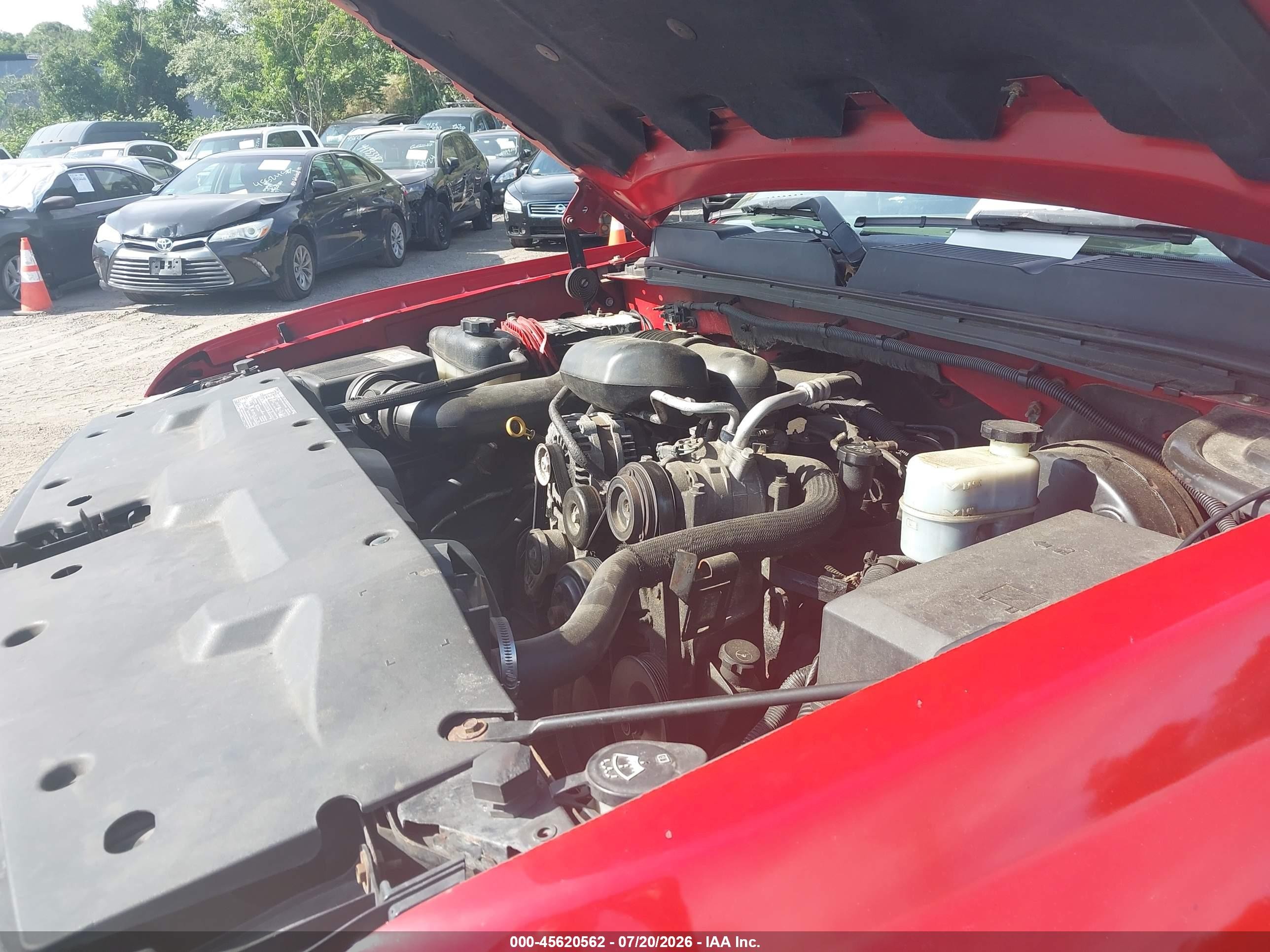 2008 Chevrolet Silverado 1500 Work Truck Red vin: 1GCEC14X78Z141536