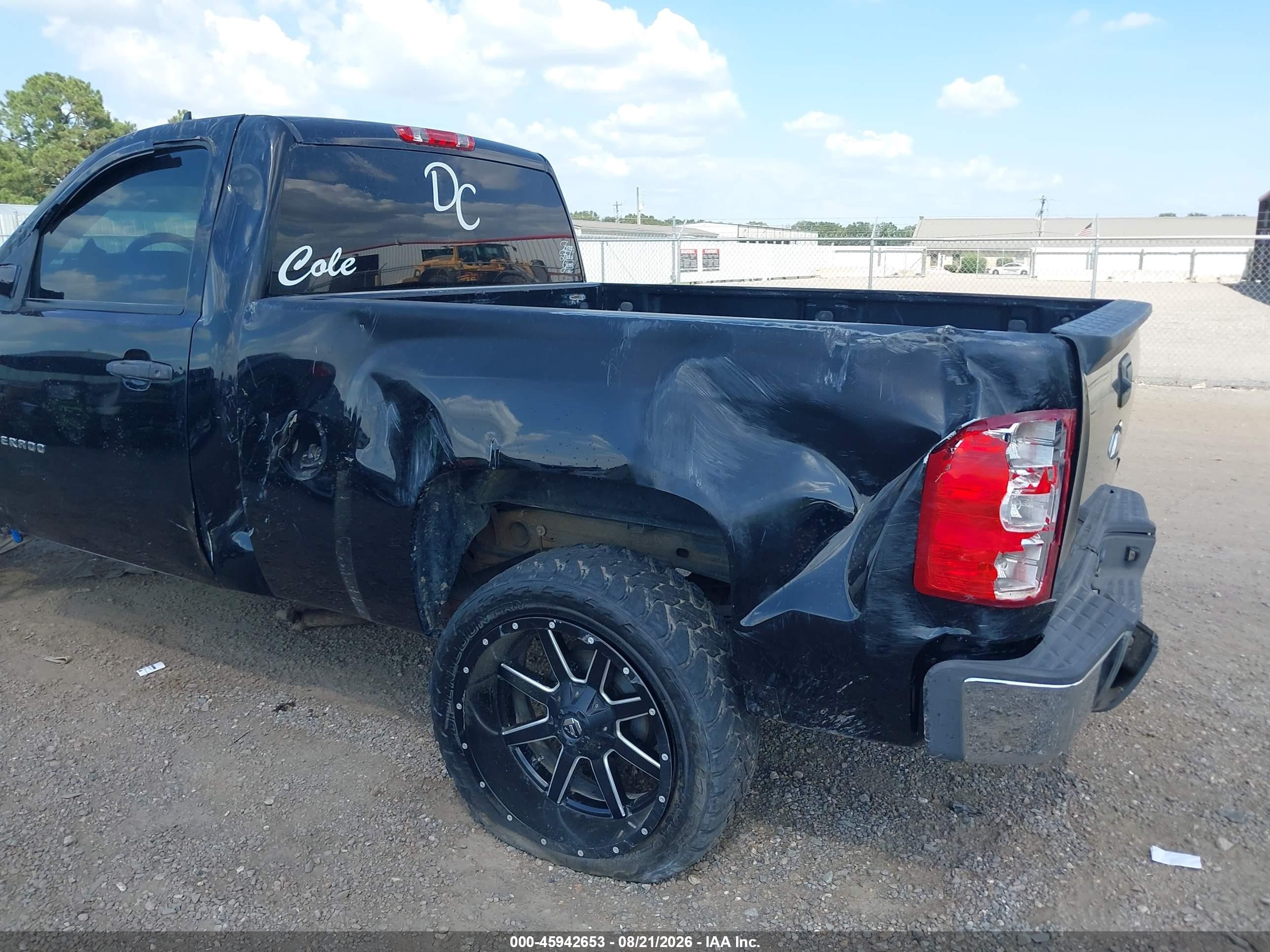 2008 Chevrolet Silverado 1500 Work Truck Black vin: 1GCEC14X78Z171152