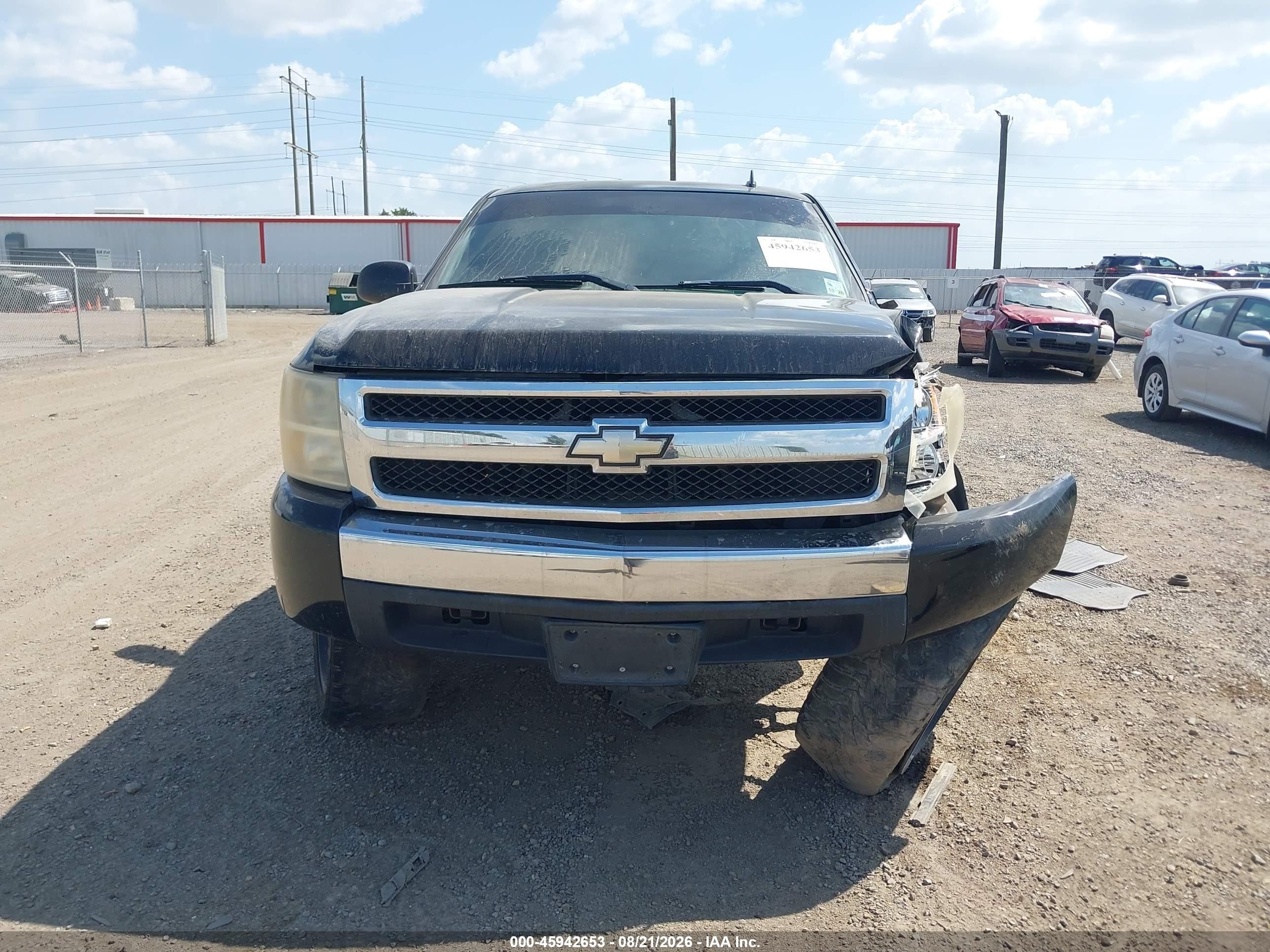 2008 Chevrolet Silverado 1500 Work Truck Black vin: 1GCEC14X78Z171152