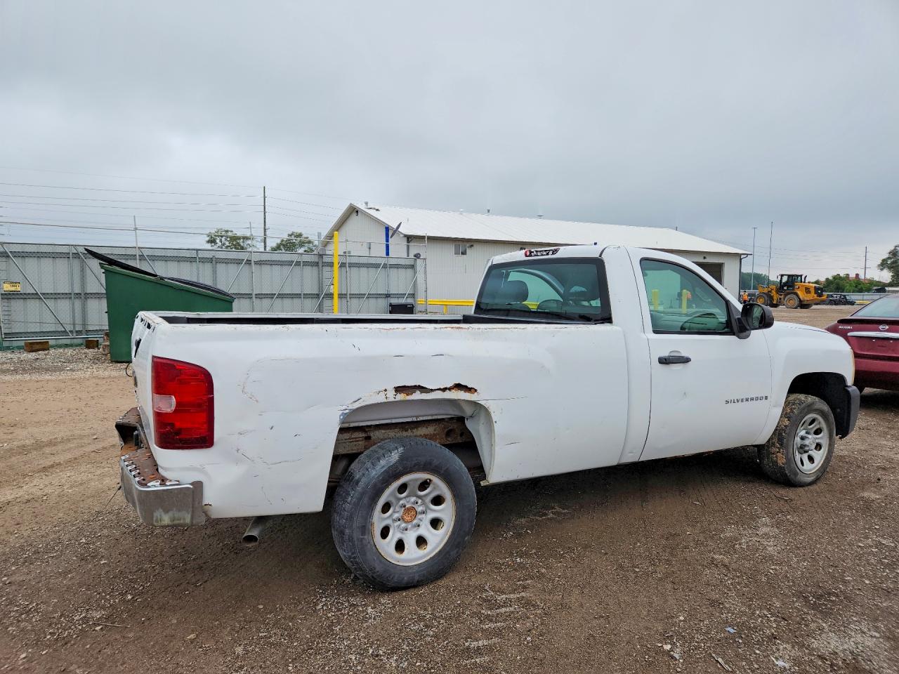 2008 Chevrolet Silverado C1500 White vin: 1GCEC14X78Z243838