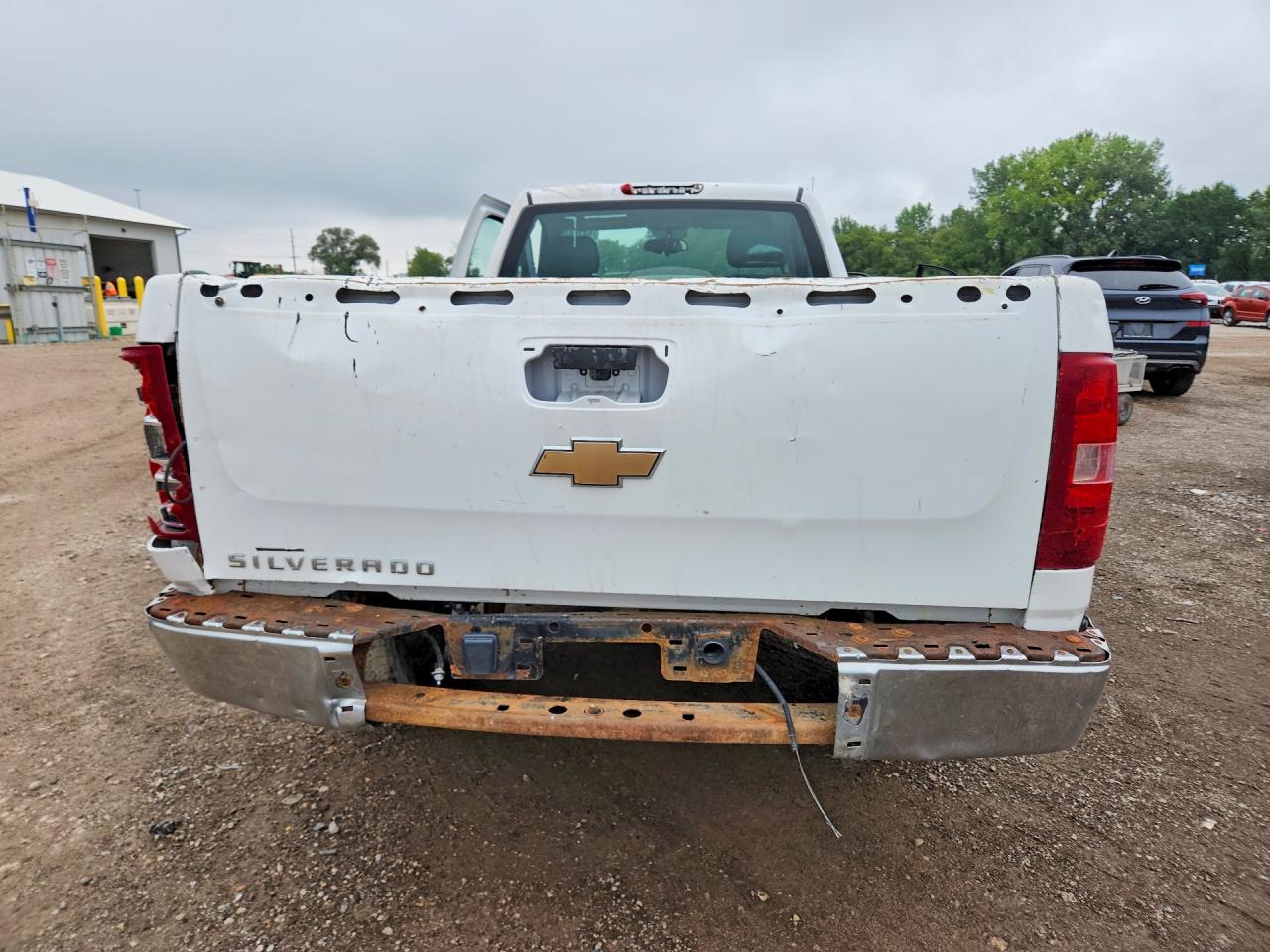 2008 Chevrolet Silverado C1500 White vin: 1GCEC14X78Z243838