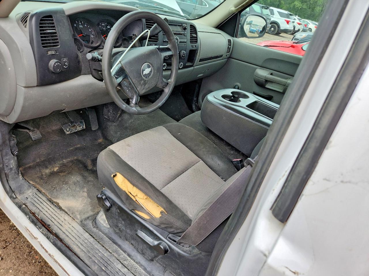 2008 Chevrolet Silverado C1500 White vin: 1GCEC14X78Z243838