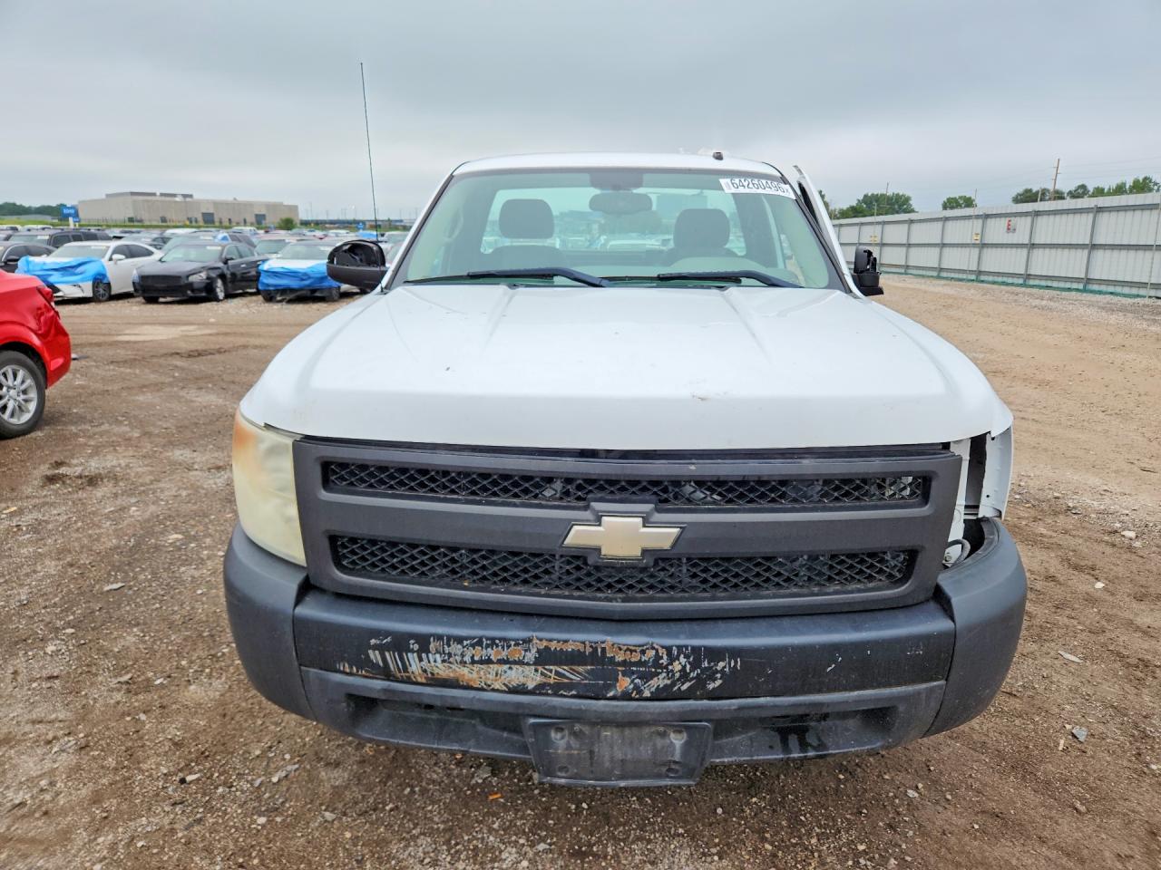 2008 Chevrolet Silverado C1500 White vin: 1GCEC14X78Z243838