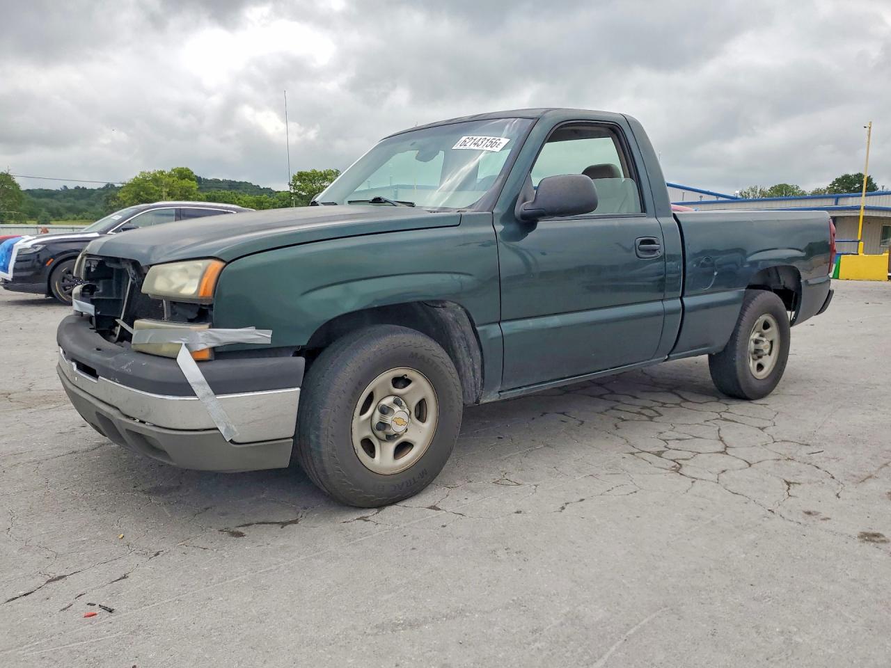 2003 Chevrolet Silverado C1500 Green vin: 1GCEC14X83Z227673
