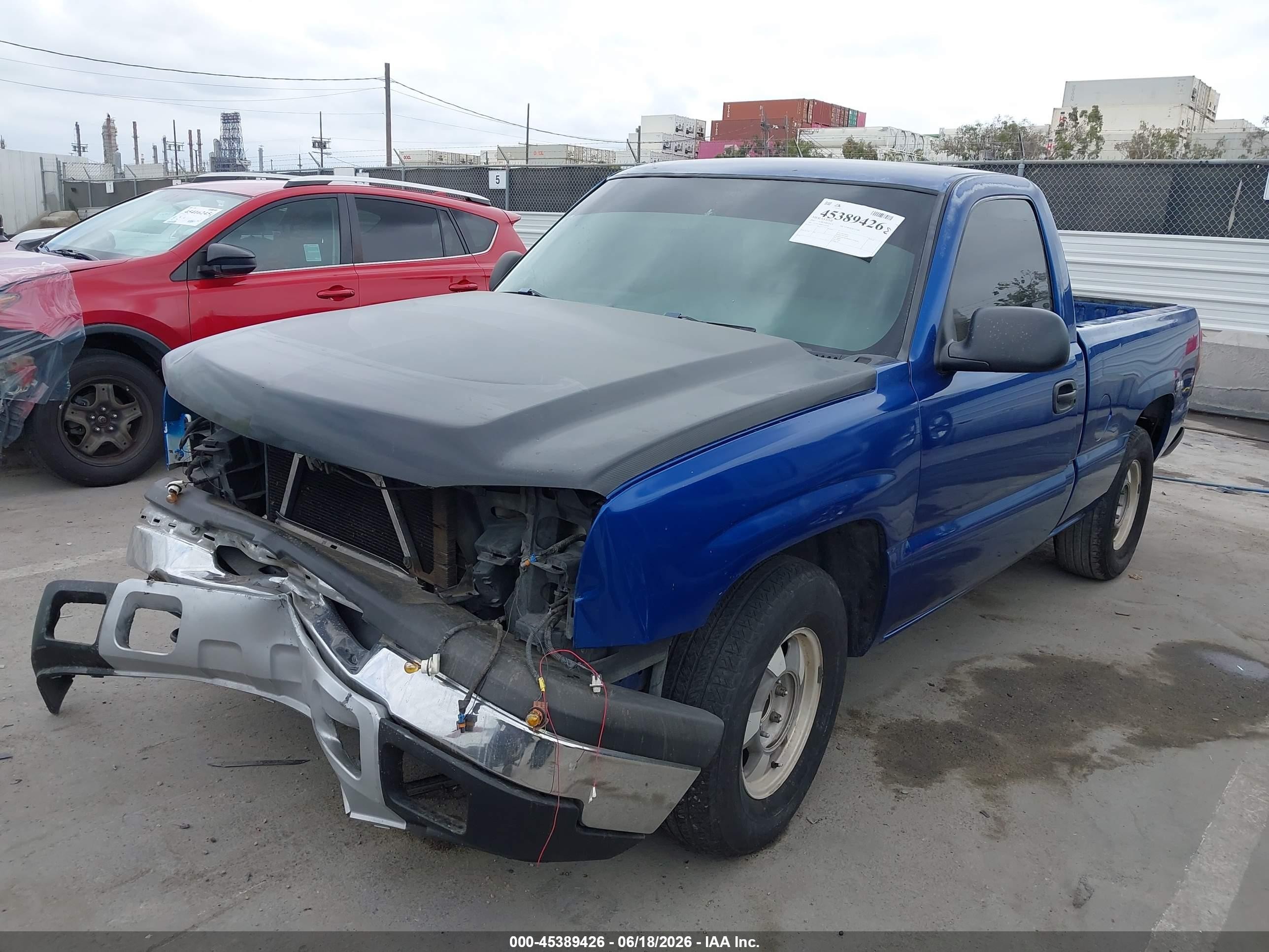 2003 Chevrolet Silverado 1500   Dark Blue vin: 1GCEC14X83Z349787
