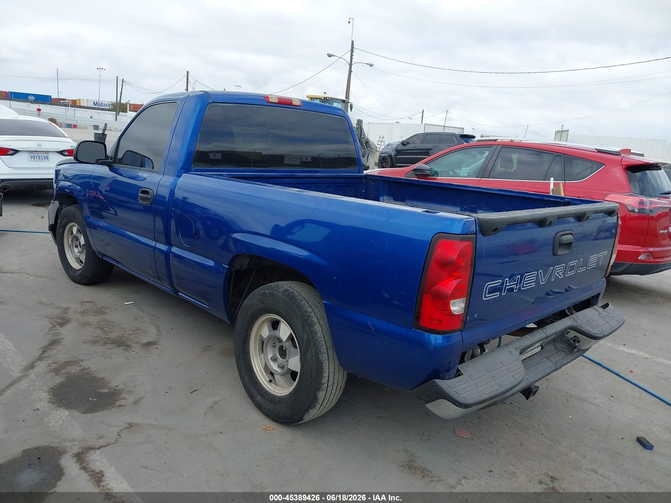 2003 Chevrolet Silverado 1500   Dark Blue vin: 1GCEC14X83Z349787