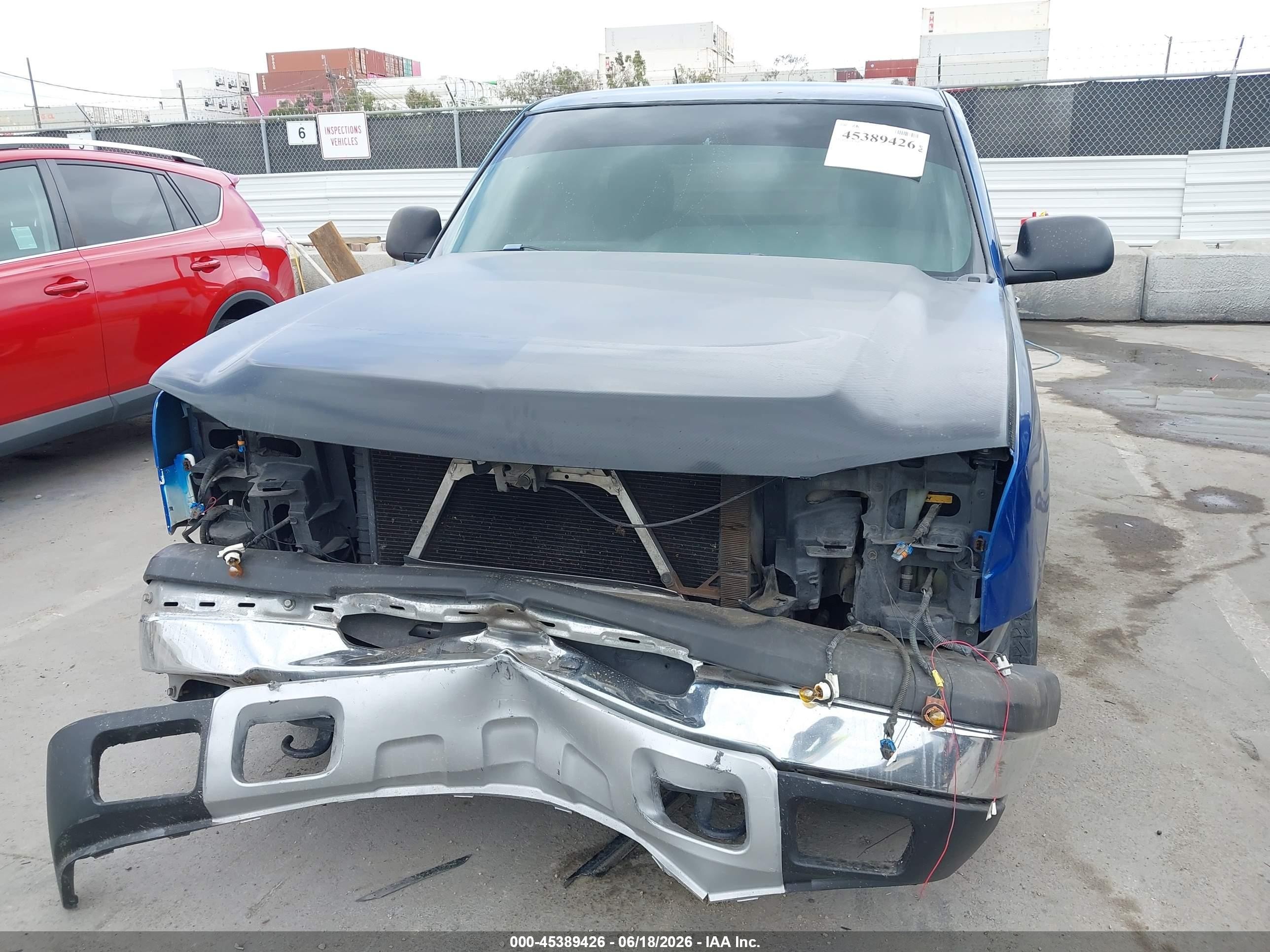 2003 Chevrolet Silverado 1500   Dark Blue vin: 1GCEC14X83Z349787