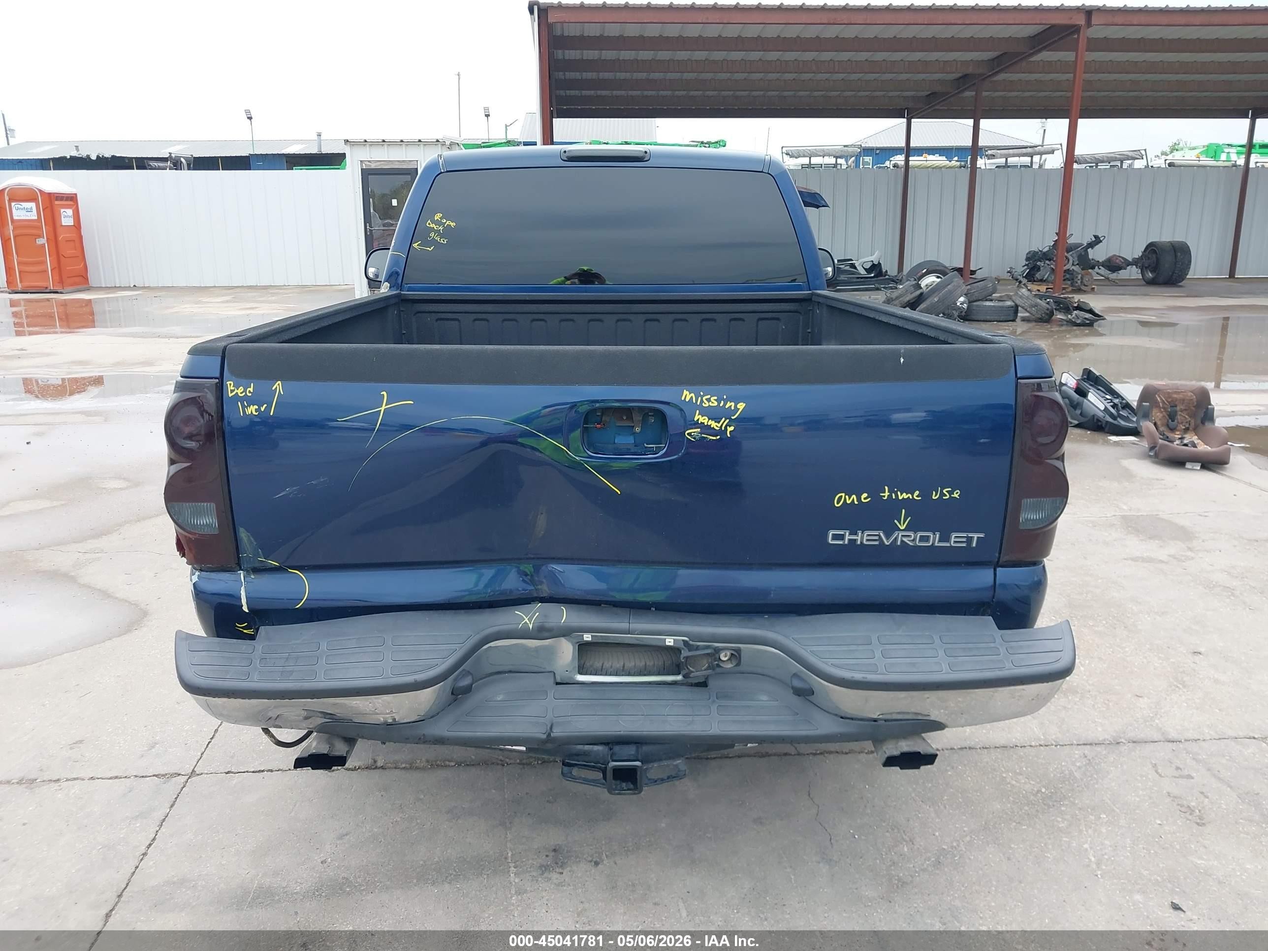 2004 Chevrolet Silverado 1500   Синий vin: 1GCEC14X84Z181232