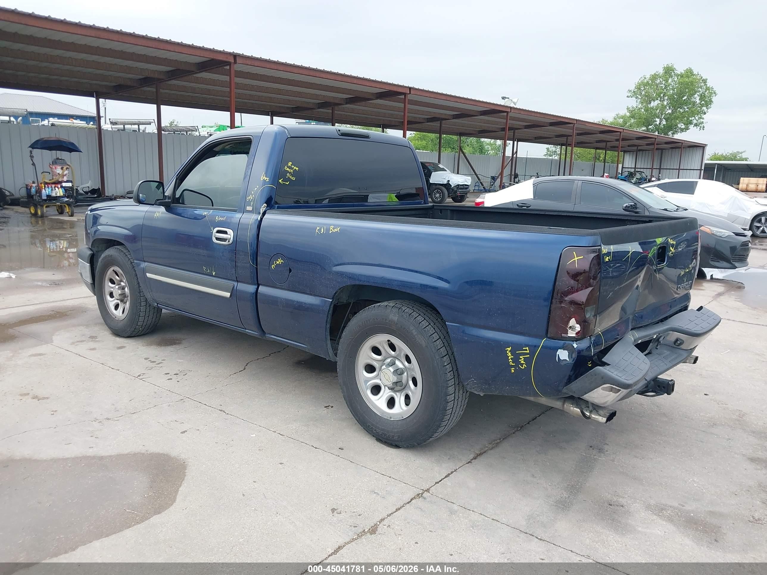 2004 Chevrolet Silverado 1500   Синий vin: 1GCEC14X84Z181232