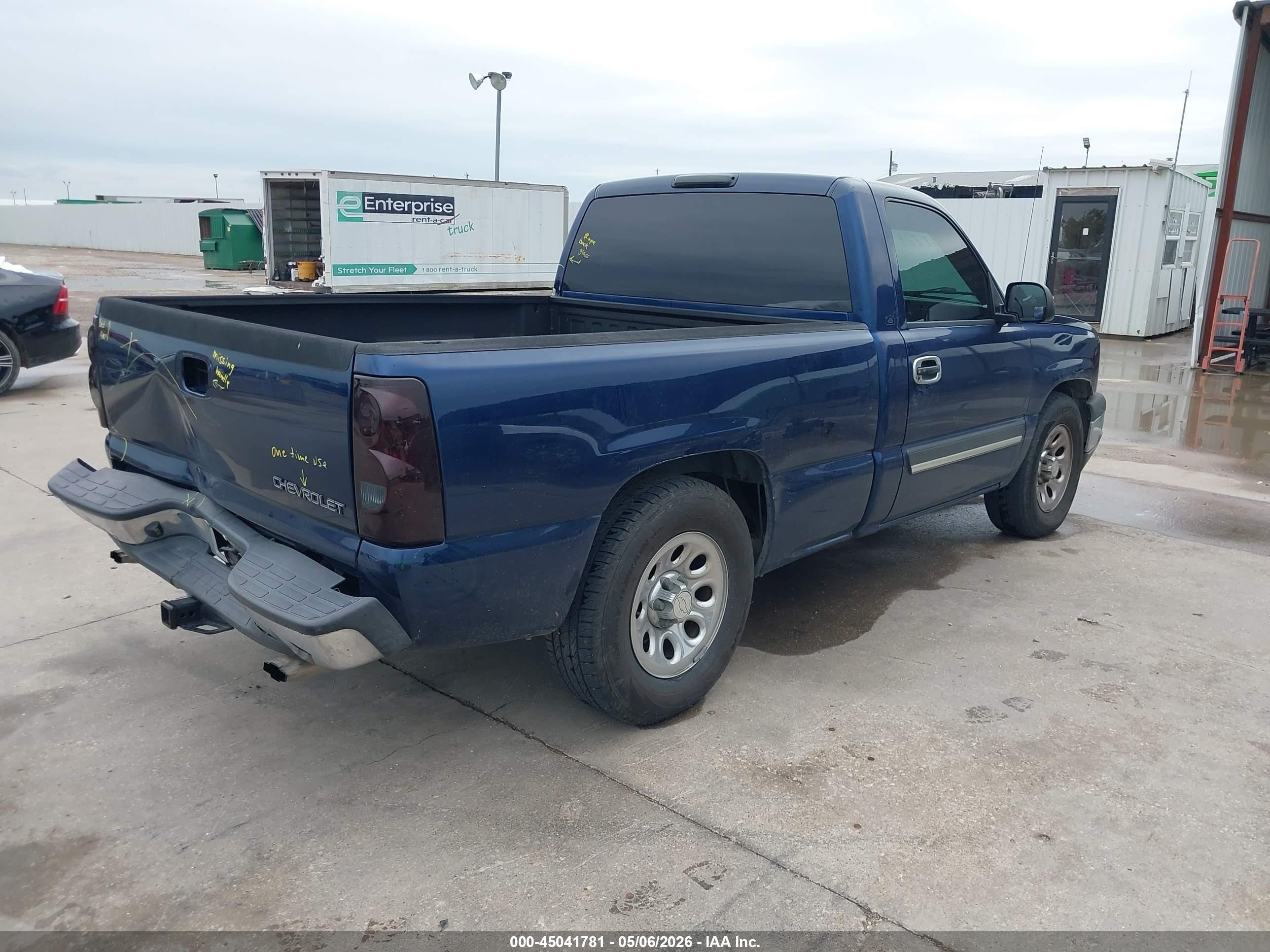 2004 Chevrolet Silverado 1500   Синий vin: 1GCEC14X84Z181232