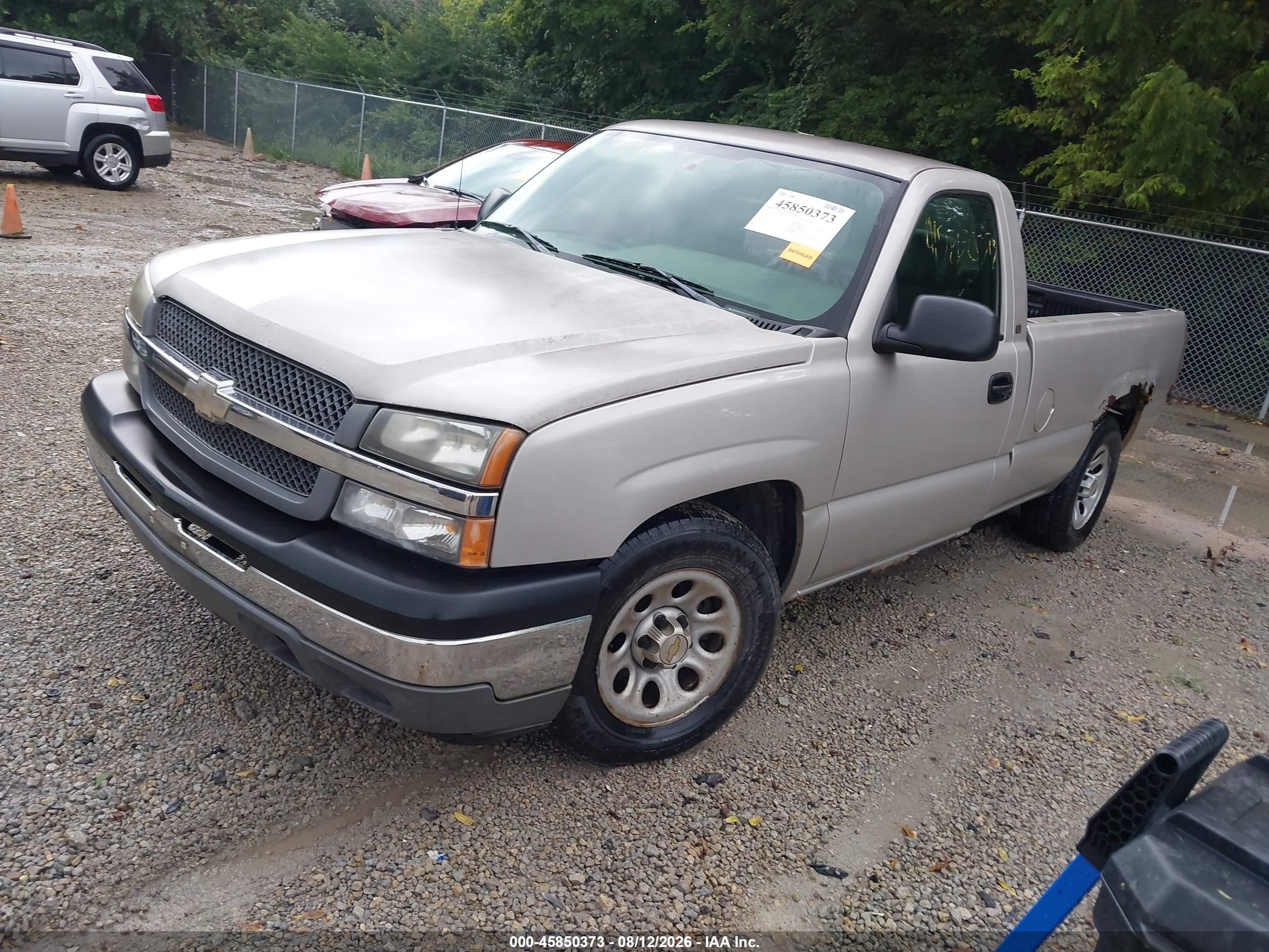 2005 Chevrolet Silverado 1500 Work Truck Tan vin: 1GCEC14X85Z228602