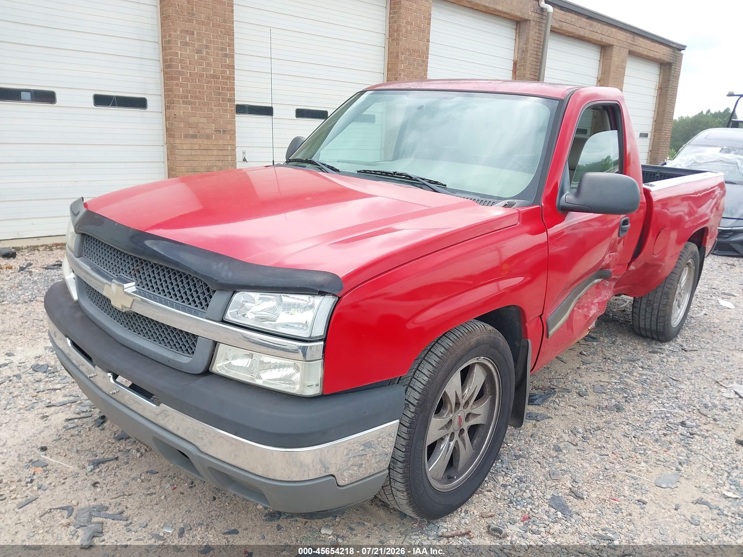 2005 Chevrolet Silverado 1500 Red vin: 1GCEC14X85Z297242