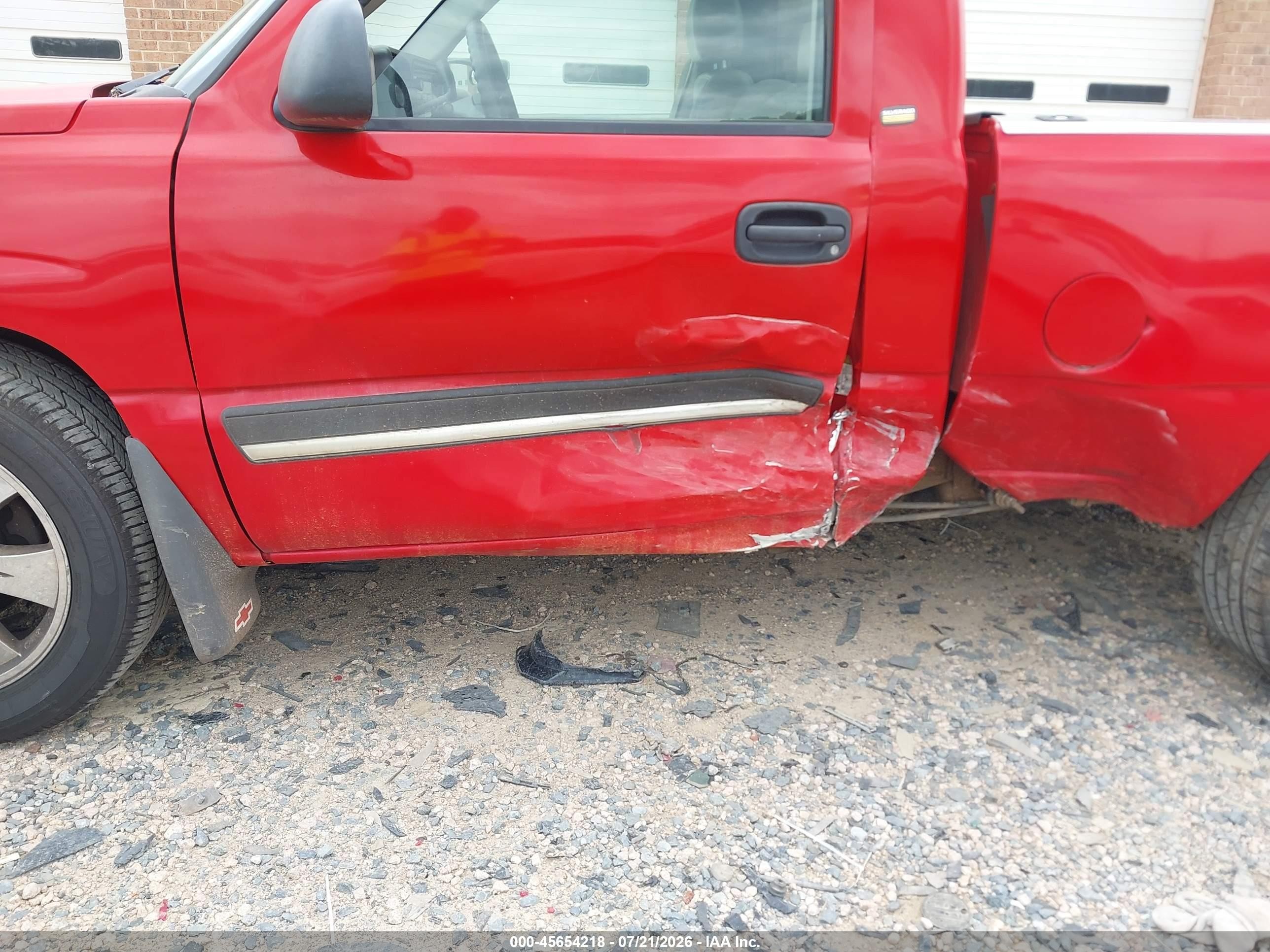 2005 Chevrolet Silverado 1500 Red vin: 1GCEC14X85Z297242