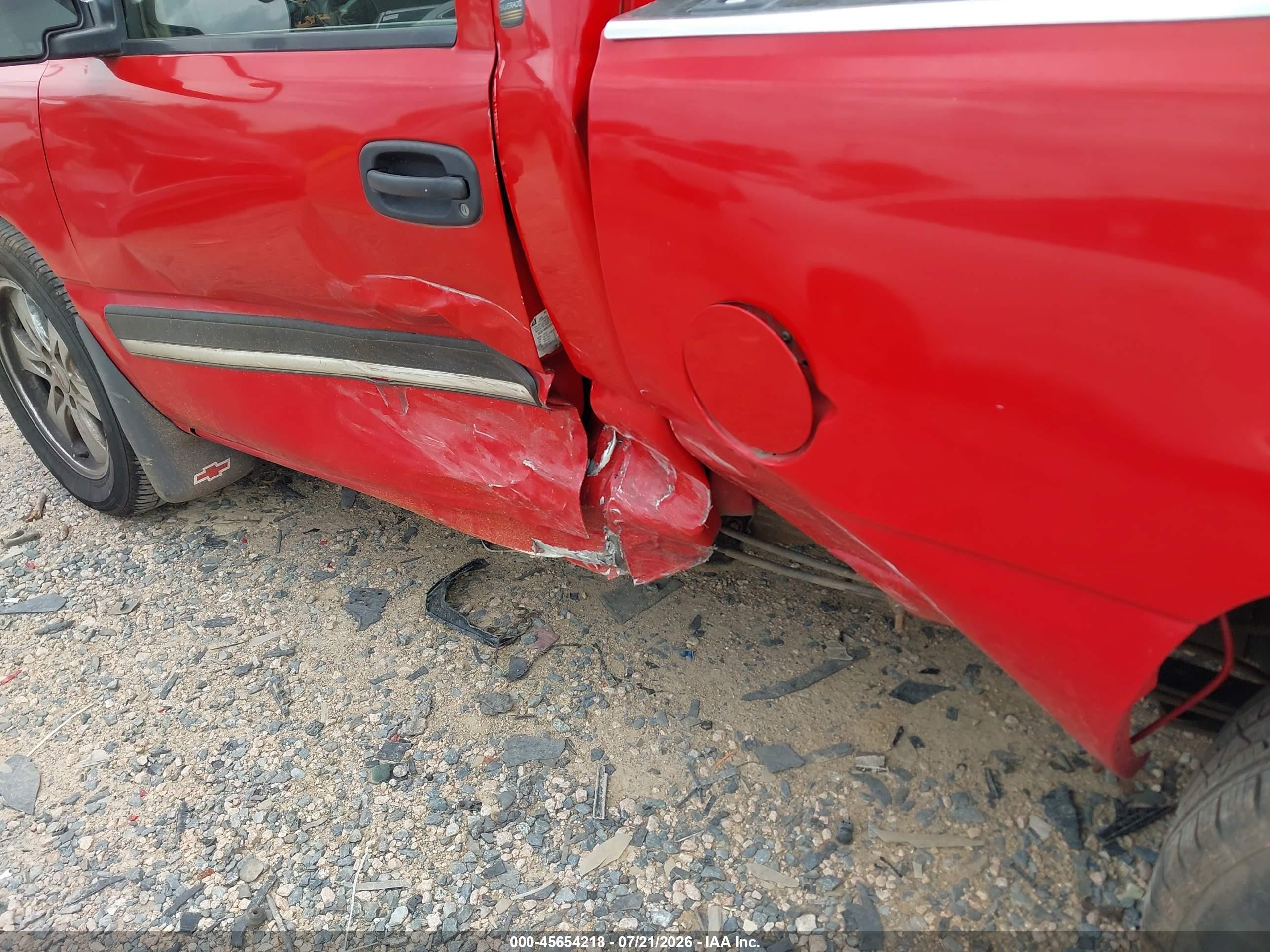 2005 Chevrolet Silverado 1500 Red vin: 1GCEC14X85Z297242
