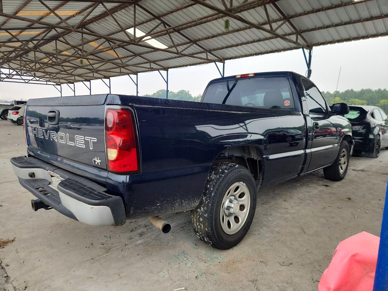 2007 Chevrolet Silverado C1500 Classic Синий vin: 1GCEC14X87Z132410