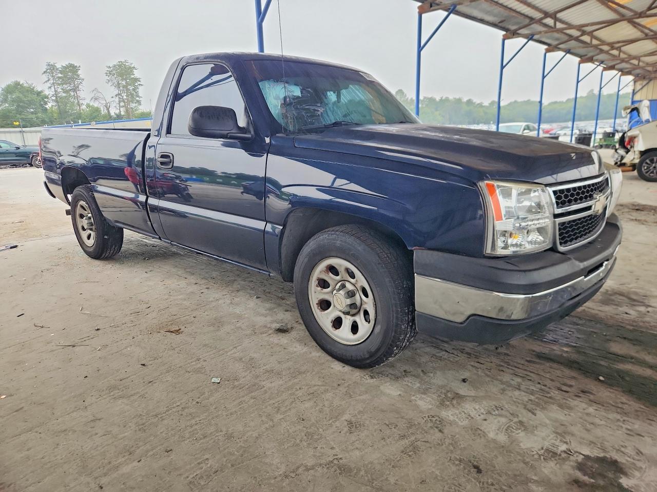 2007 Chevrolet Silverado C1500 Classic Синий vin: 1GCEC14X87Z132410