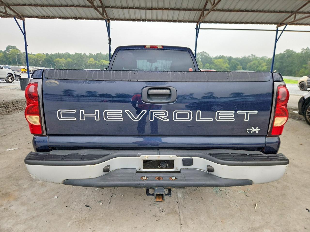 2007 Chevrolet Silverado C1500 Classic Синий vin: 1GCEC14X87Z132410