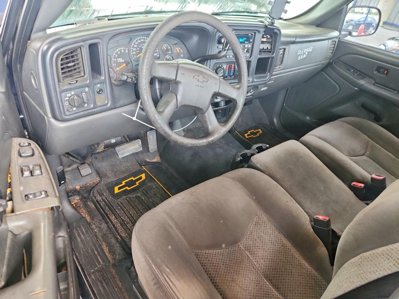 2007 Chevrolet Silverado C1500 Classic Синий vin: 1GCEC14X87Z132410