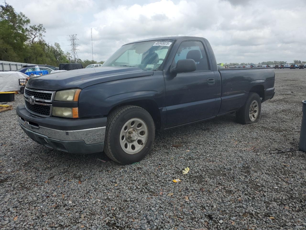 2007 Chevrolet Silverado C1500 Classic Blue vin: 1GCEC14X87Z142810