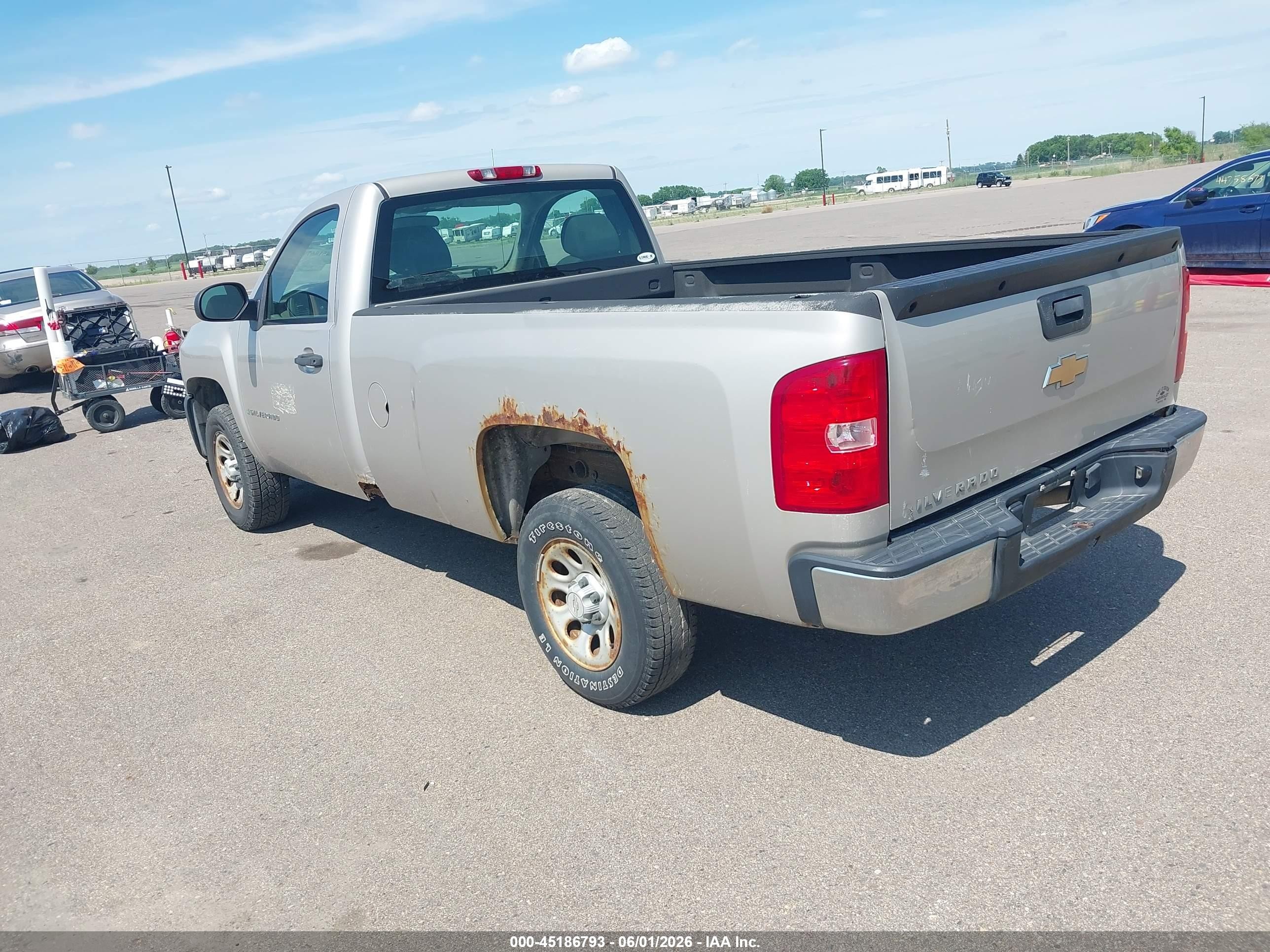 2007 Chevrolet Silverado 1500 Work Truck Tan vin: 1GCEC14X87Z629506