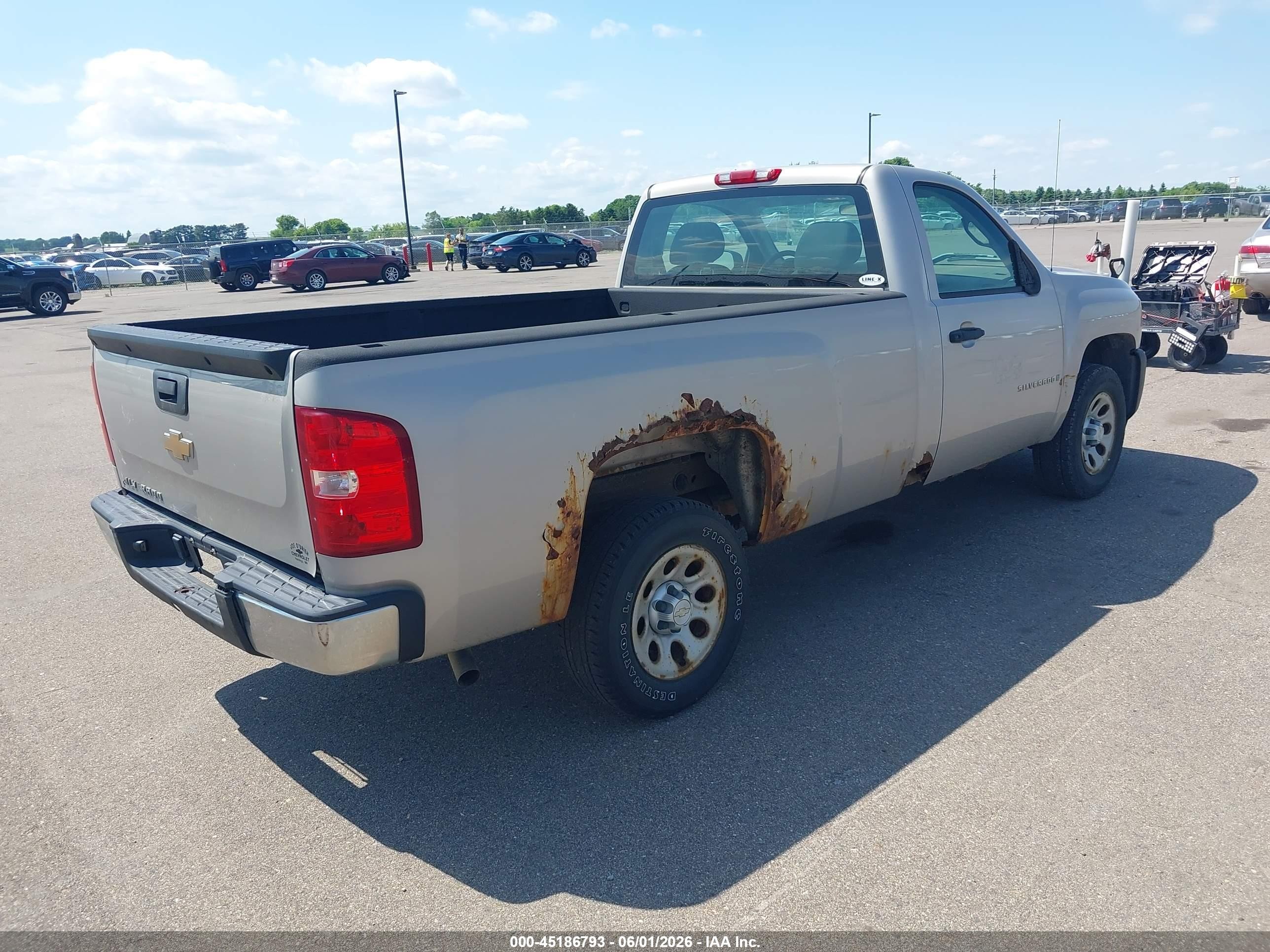 2007 Chevrolet Silverado 1500 Work Truck Tan vin: 1GCEC14X87Z629506