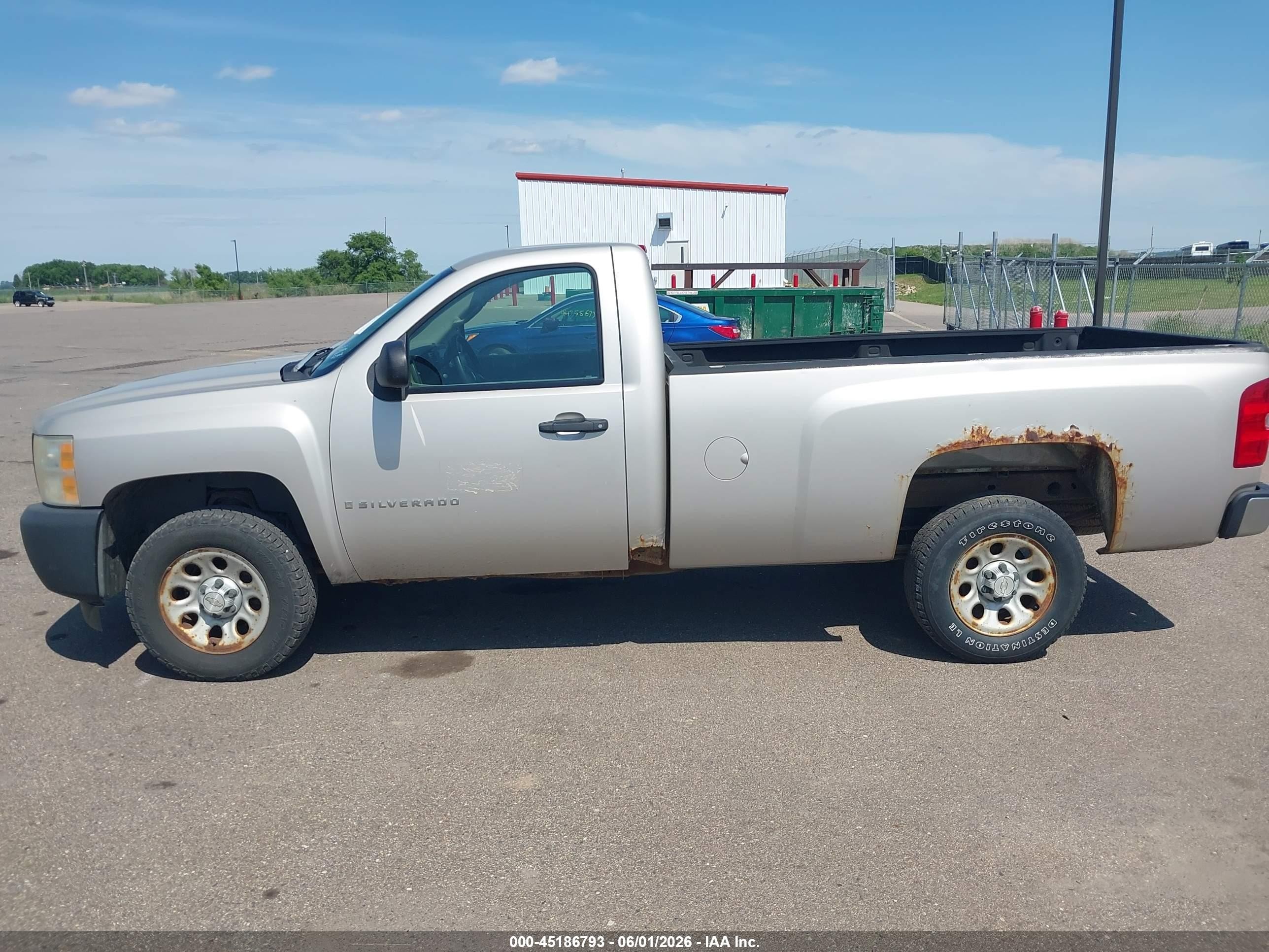 2007 Chevrolet Silverado 1500 Work Truck Tan vin: 1GCEC14X87Z629506