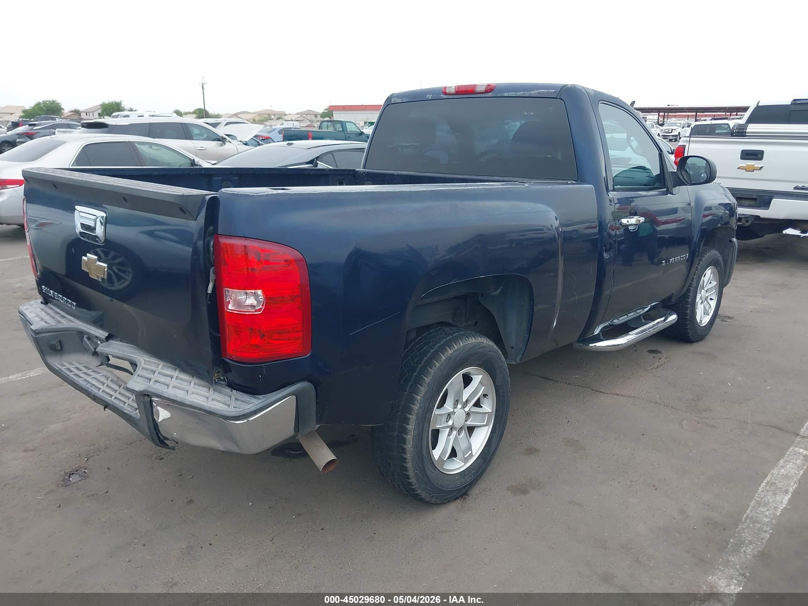2007 Chevrolet Silverado 1500 Work Truck Black vin: 1GCEC14X87Z642532