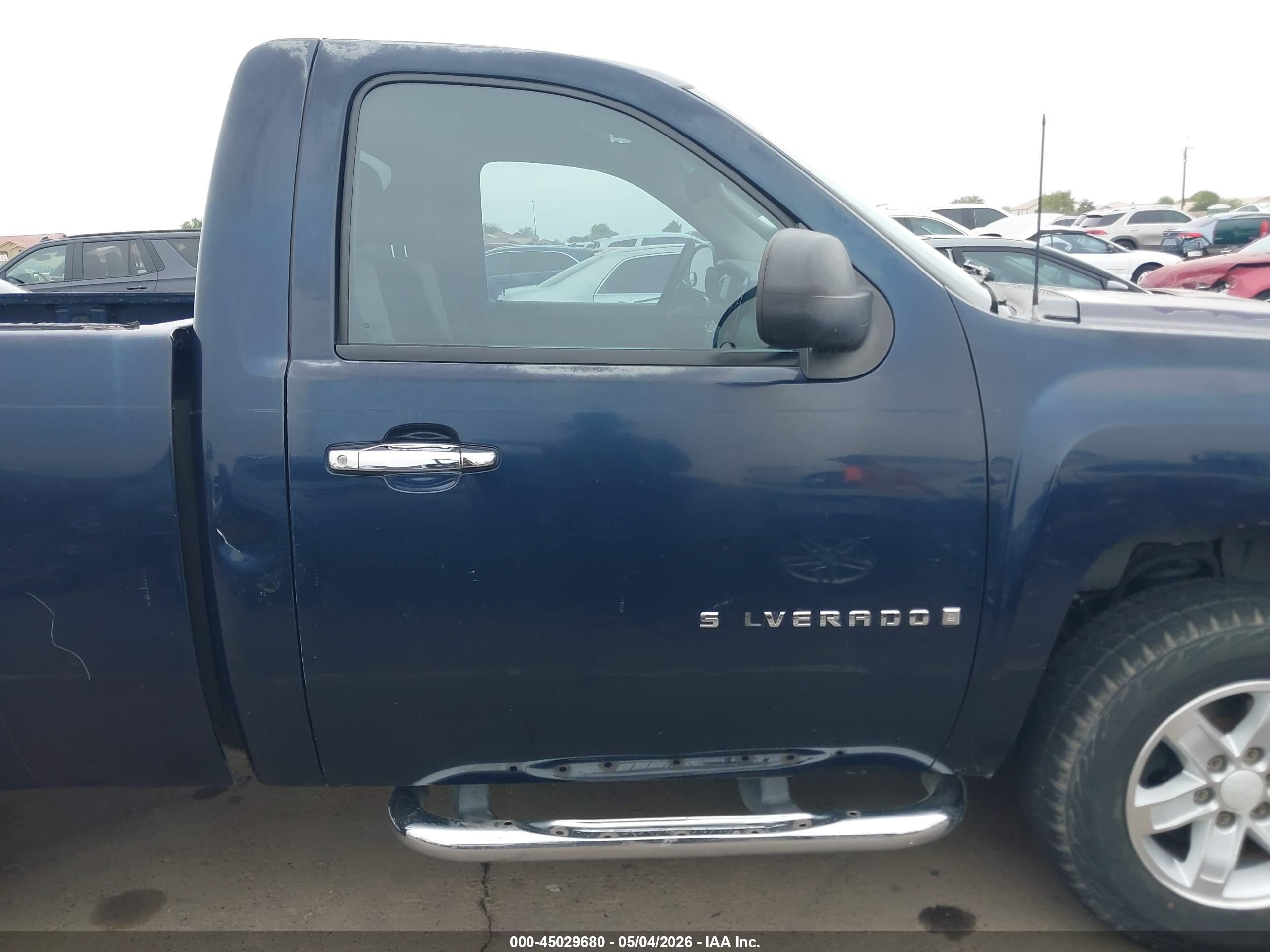 2007 Chevrolet Silverado 1500 Work Truck Black vin: 1GCEC14X87Z642532