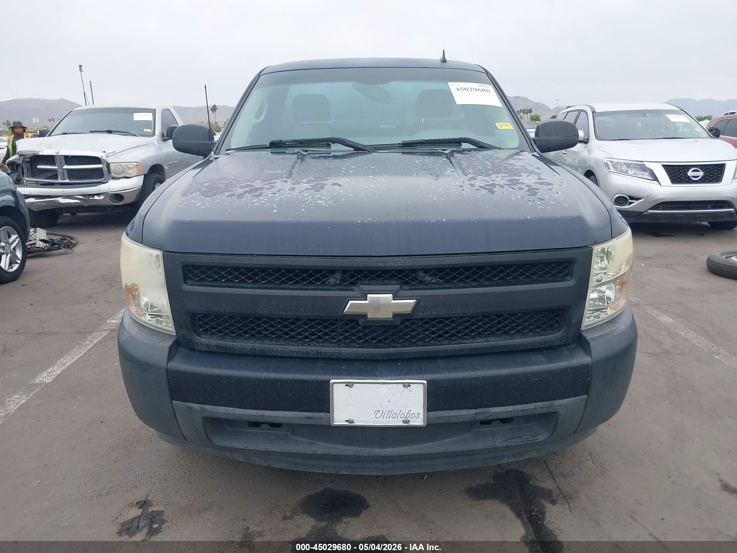 2007 Chevrolet Silverado 1500 Work Truck Black vin: 1GCEC14X87Z642532