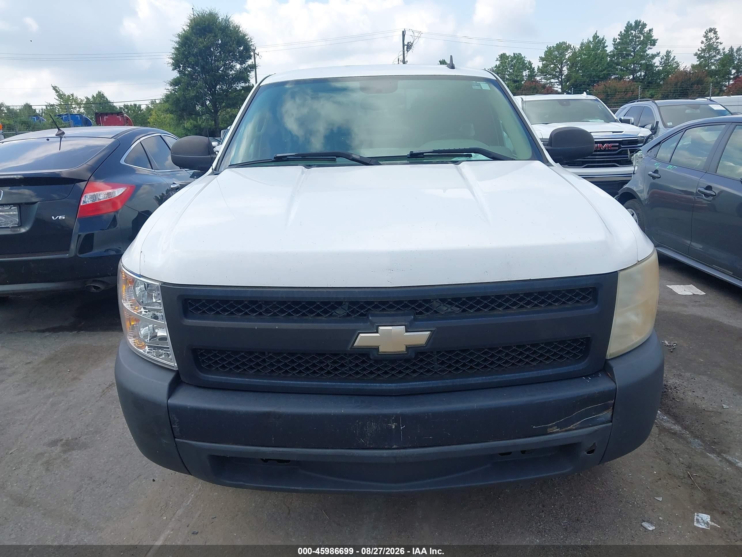 2008 Chevrolet Silverado 1500 Work Truck White vin: 1GCEC14X88Z218124