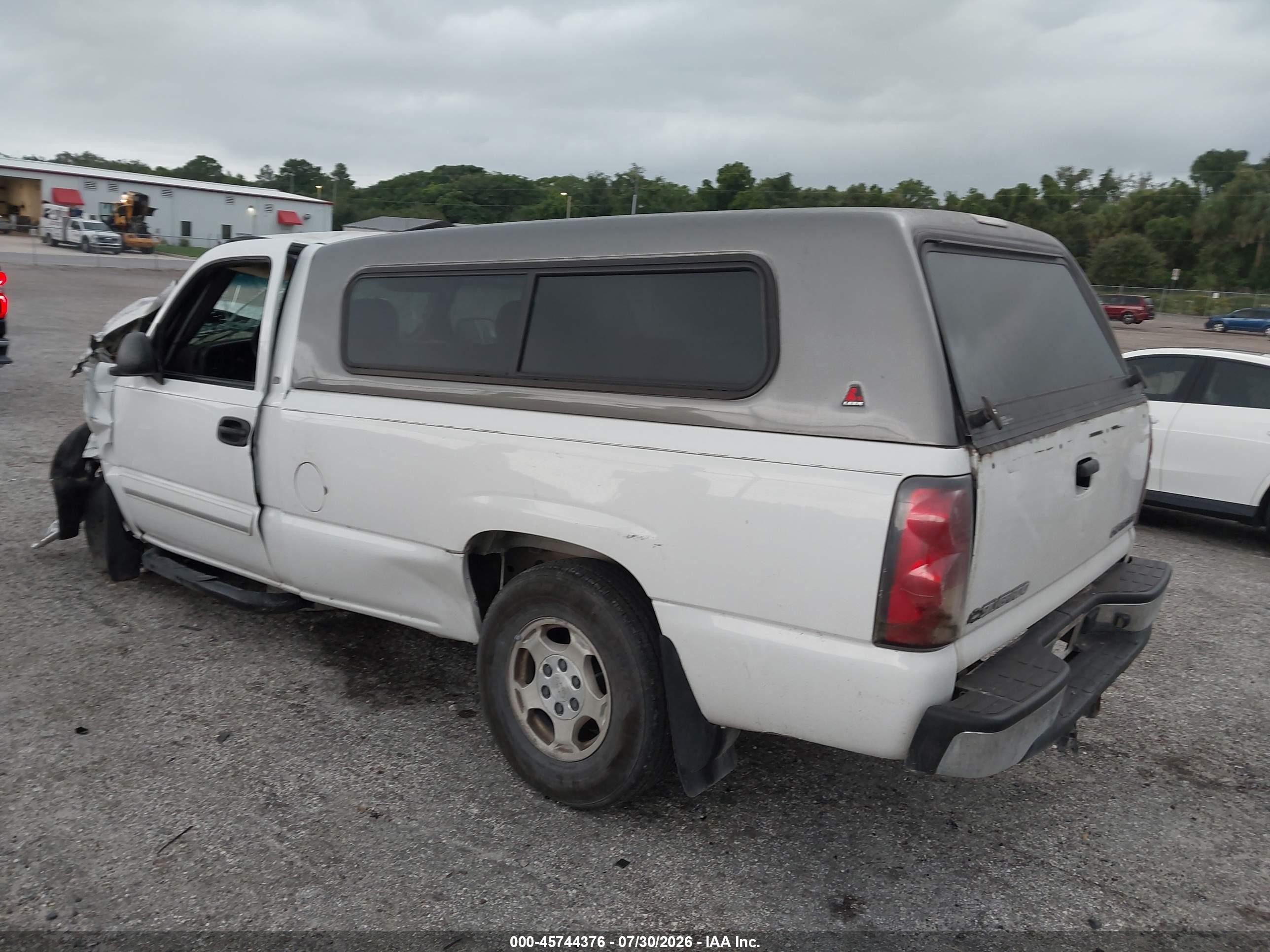 2003 Chevrolet Silverado 1500 Ls Белый vin: 1GCEC14X93Z210705